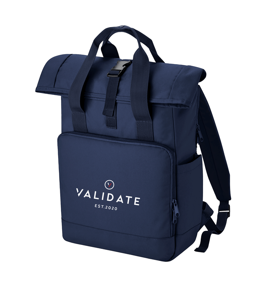 Navy Dusk Printed Bag Front