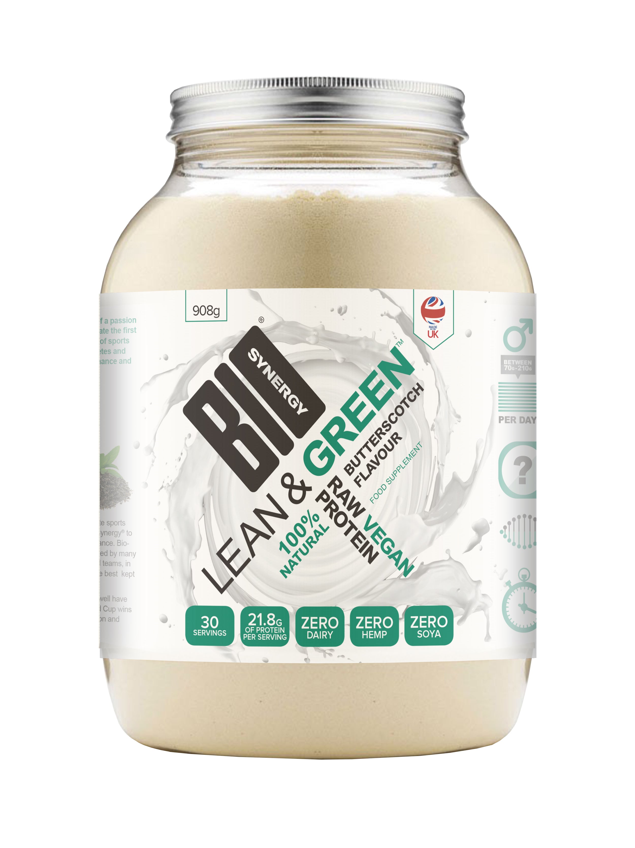 Lean & Green vegan protein - butterscotch - 908g