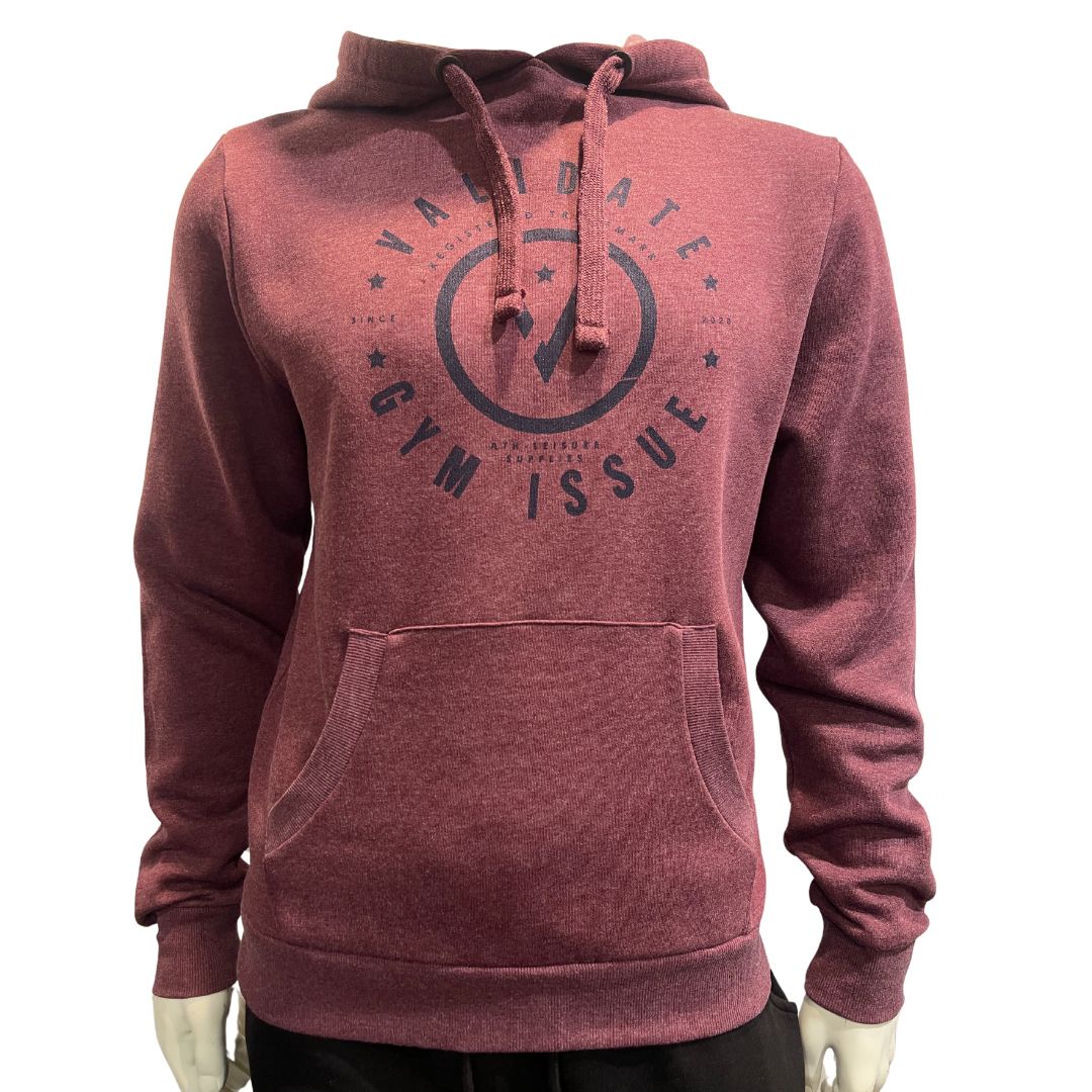 Validate Womens Gym Issue Plum Marl Hoody
