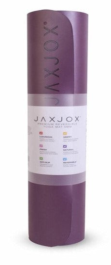 JAXJOX PU Premium Reversible Yoga Mat 5mm Dusk Purple