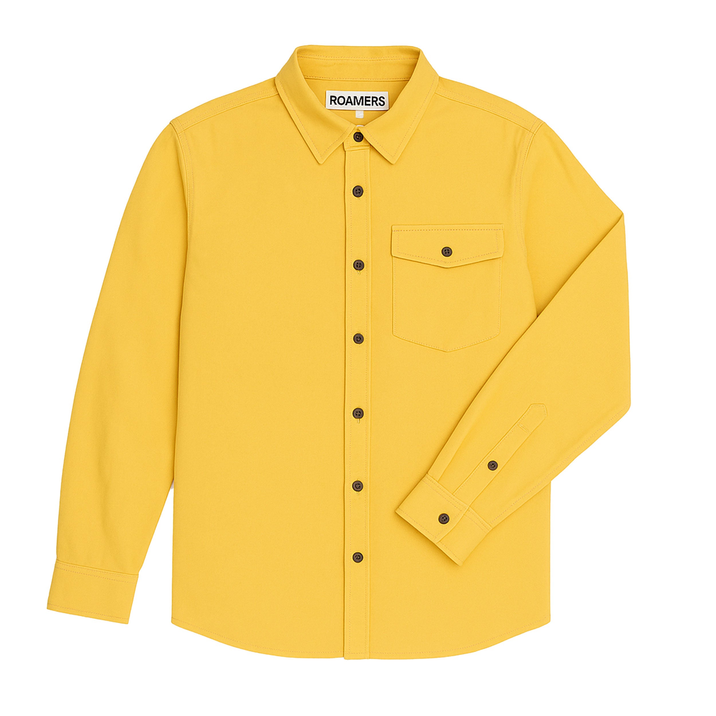 Roamers & Seekers Mens Daisen Shirt - Yellow