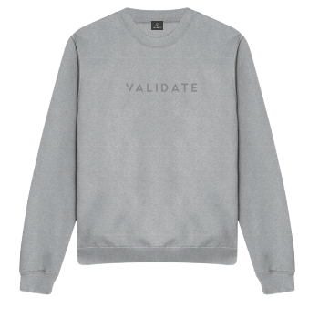 Validate Sam Premium Sweatshirt Melange Grey