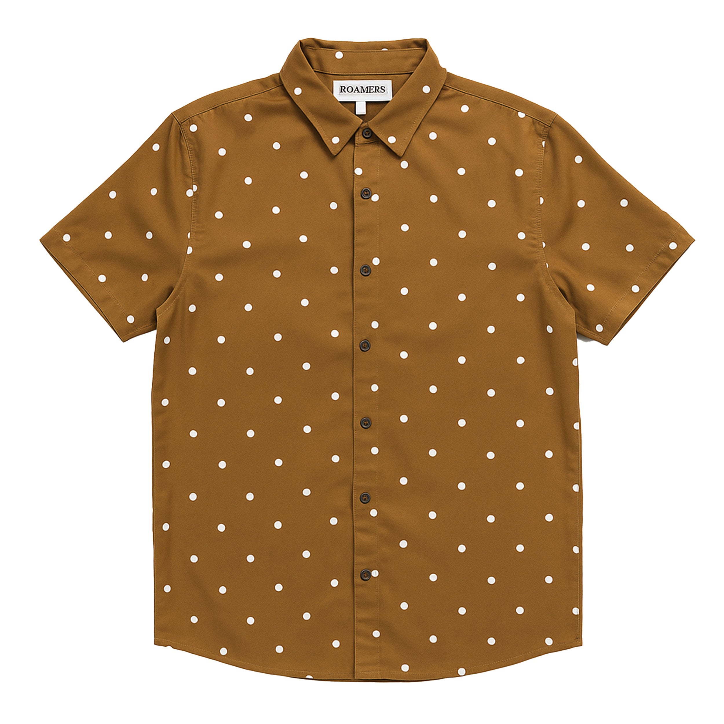 Roamers & Seekers Marin Shirt - Dijon / Sand Dot