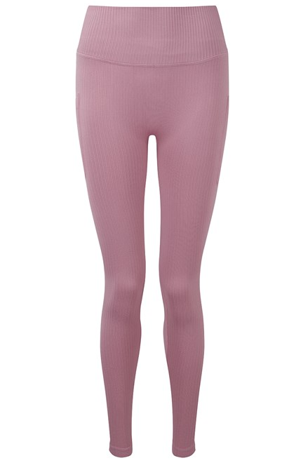 Validate Women's TriDri® ribbed seamless 3D fit multi-sport leggings Mauve