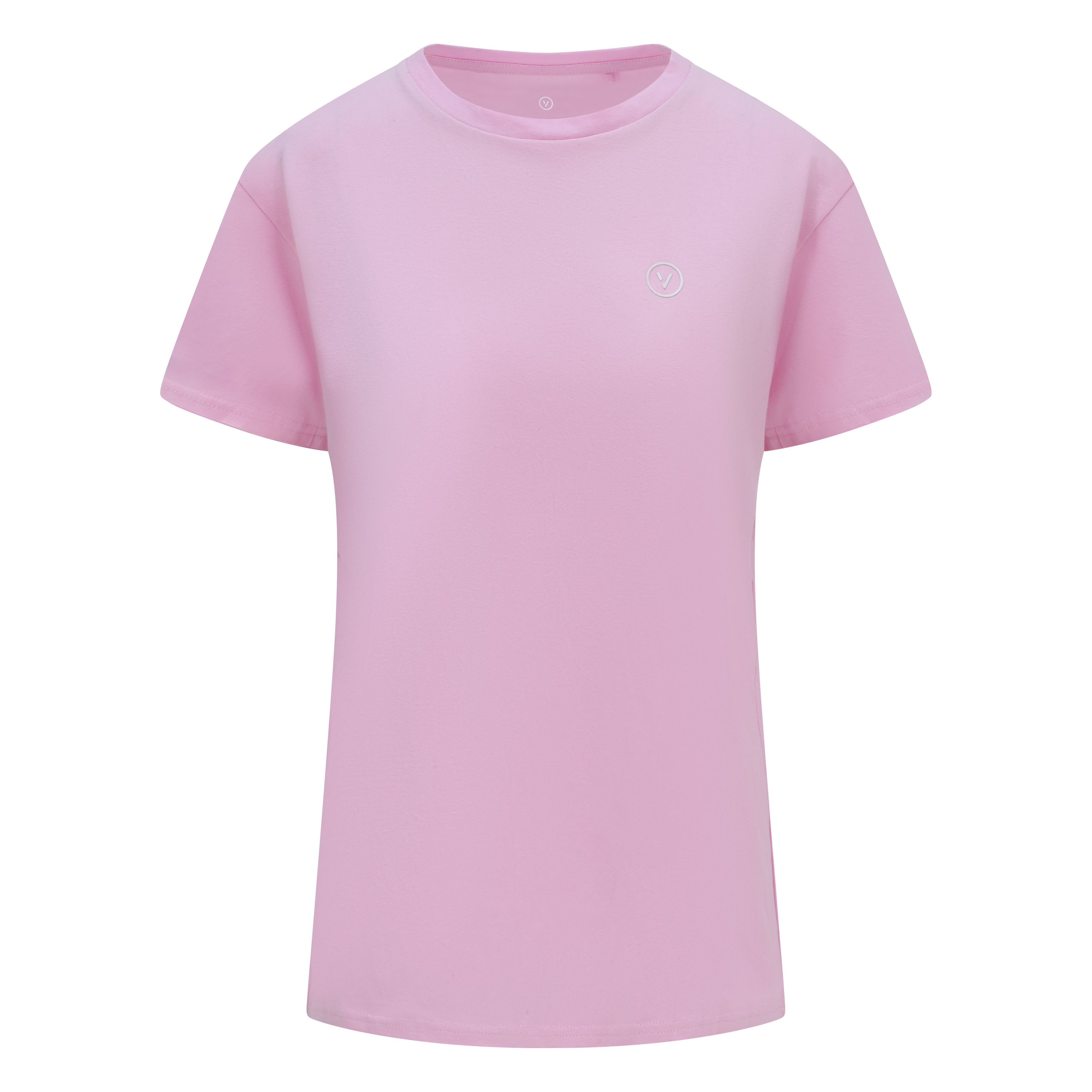 Validate Womens Essential Small Logo Tee Pink