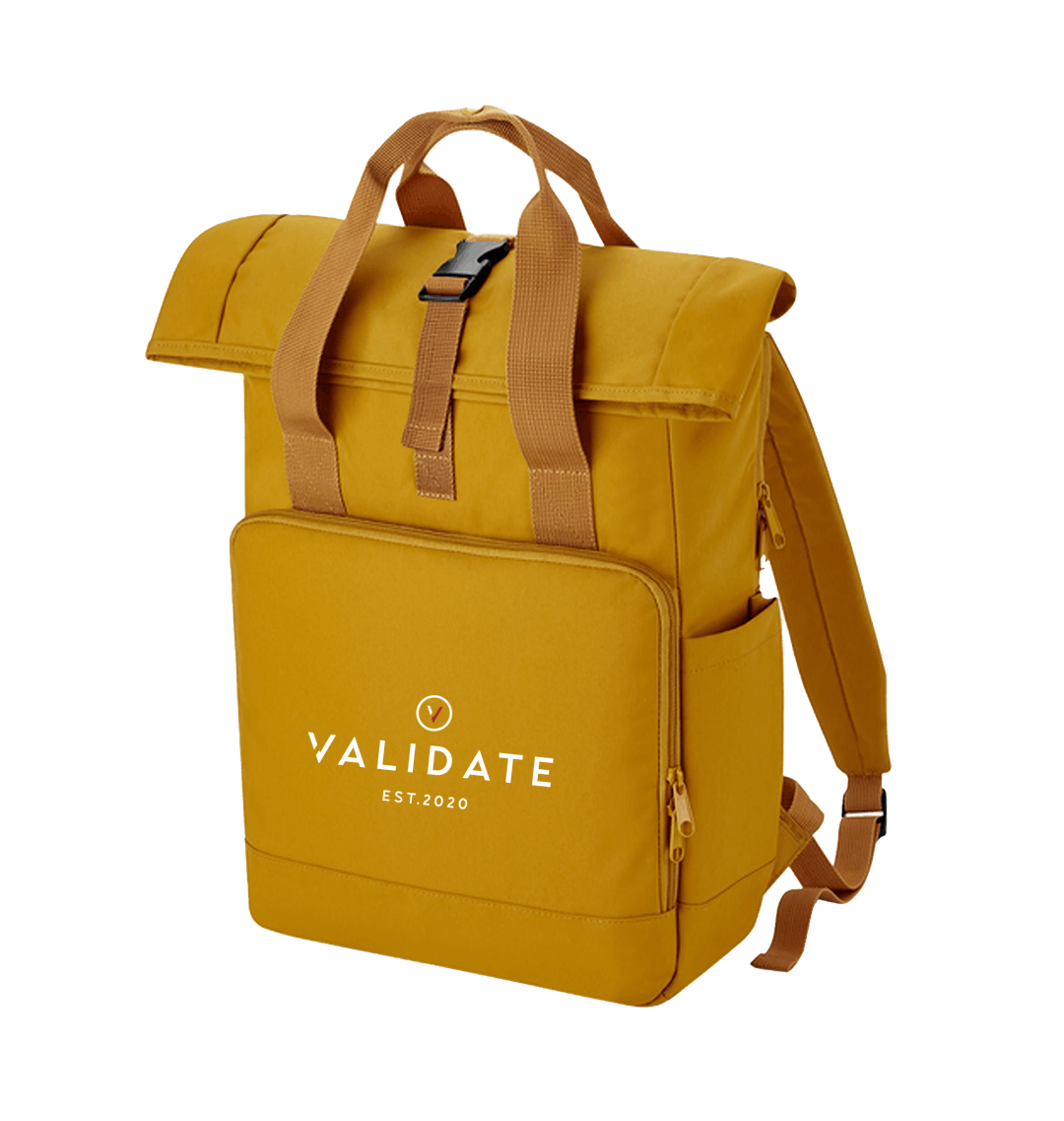 Mustard Printed Bag Front