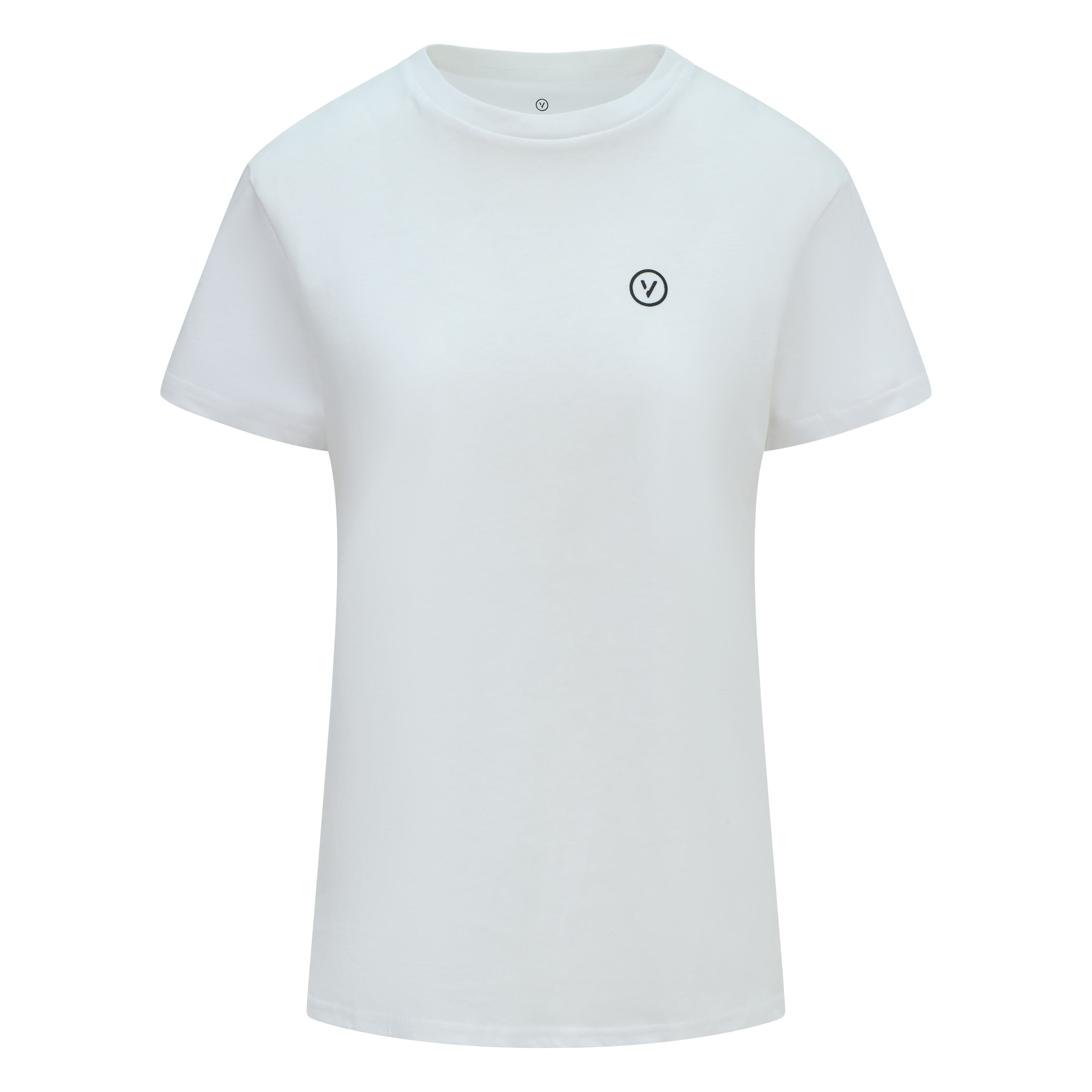 Validate Womens Essential Small Logo Tee White