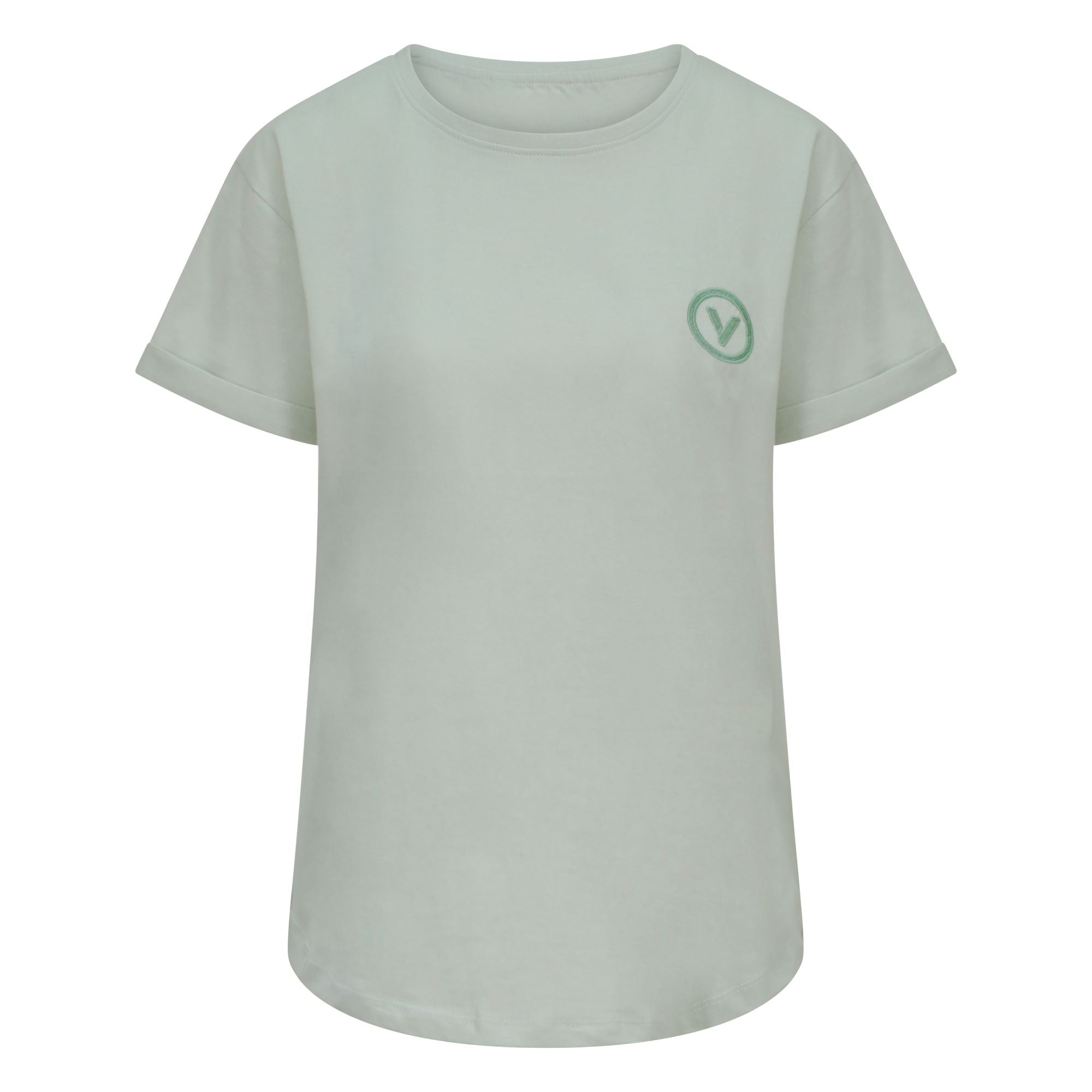 Validate Core Essentials Women's Rolled Sleeve T-Shirt Muted Green