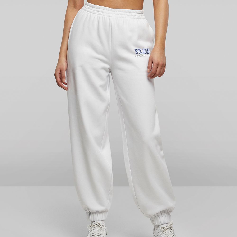 Athletic Club high waist Joggers White