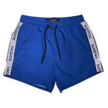 Load image into Gallery viewer, Validate Tape Detail Stretch Swim Short Cobalt
