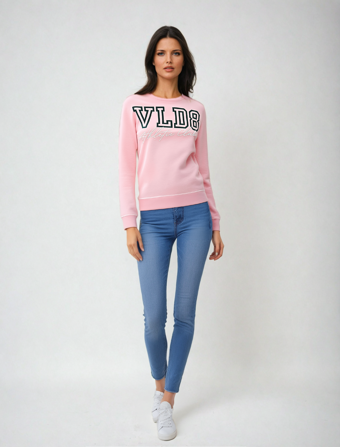 Athletic Club Sweatshirt Cotton Pink