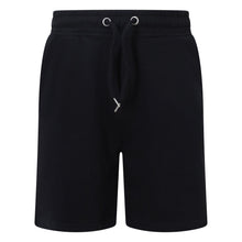 Load image into Gallery viewer, Validate Core Essentials Men&#39;s Stack logo Shorts Black
