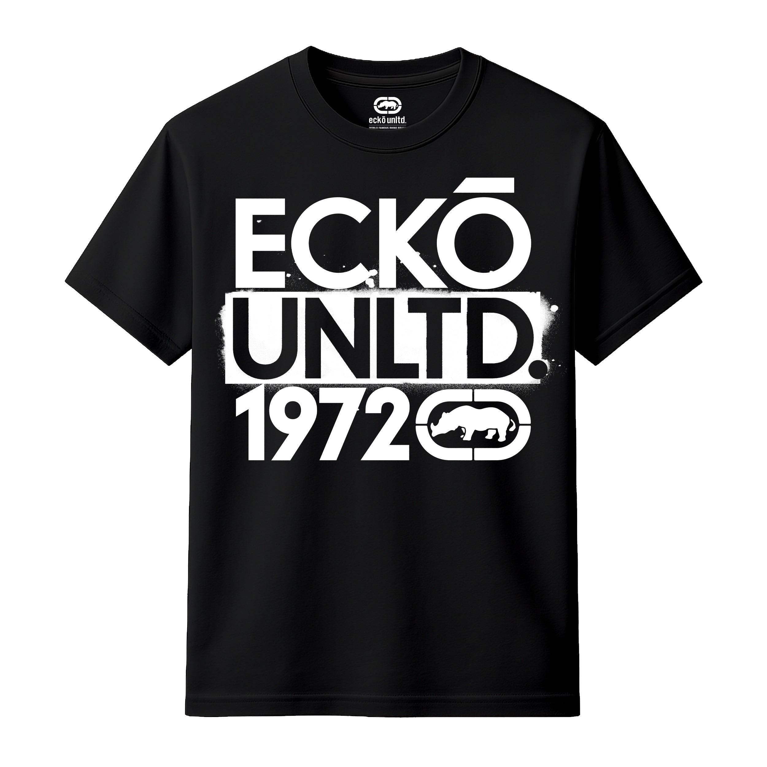 ECKO UNLTD STACKED T-SHIRT Black