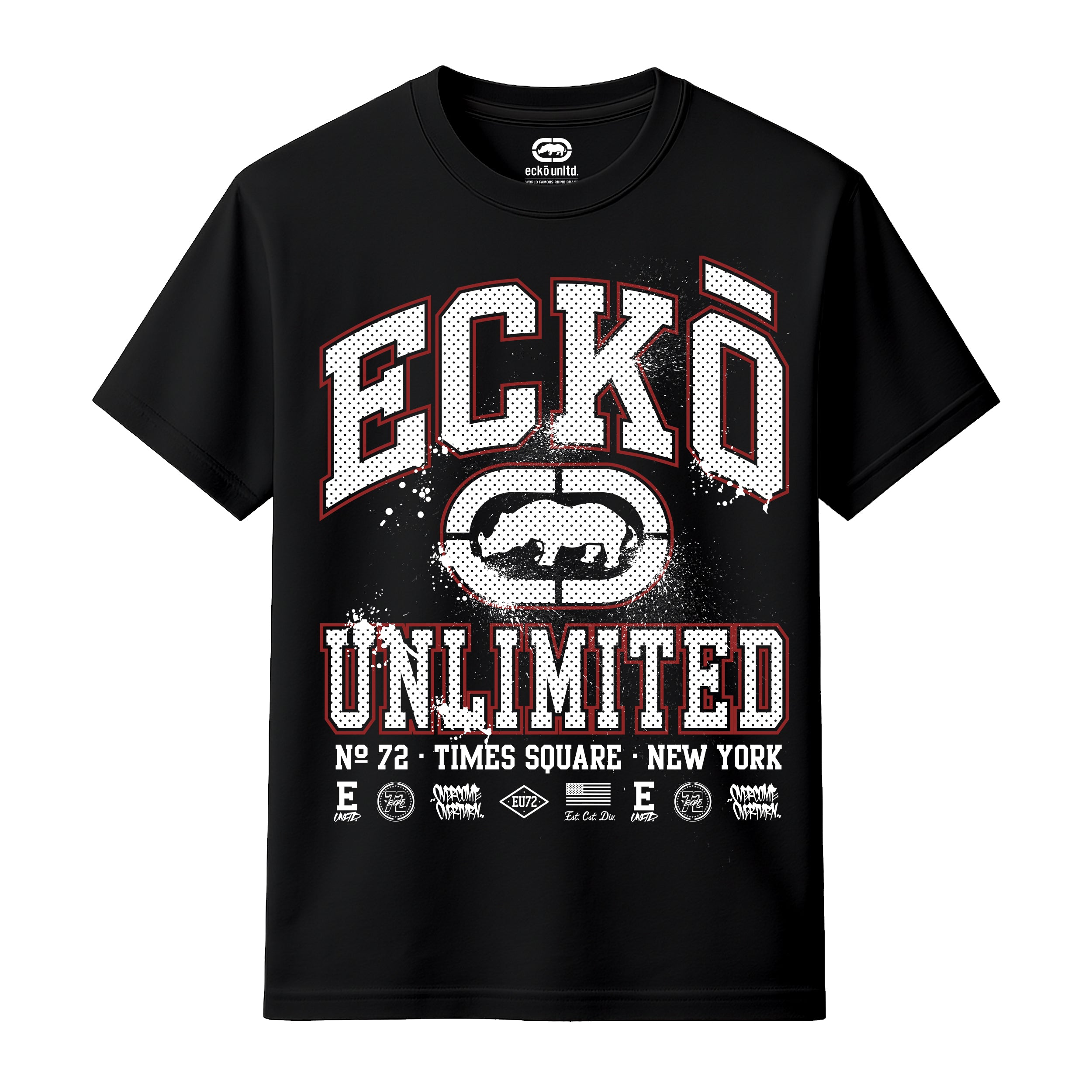 ECKO UNLTD COLLEGE T-SHIRT Black