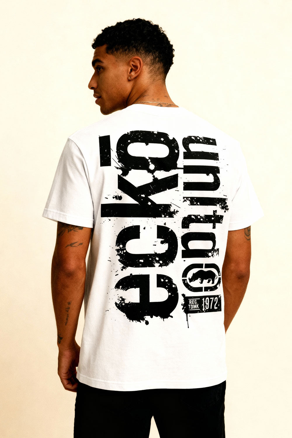 ECKO UNLTD STENCIL T-SHIRT White
