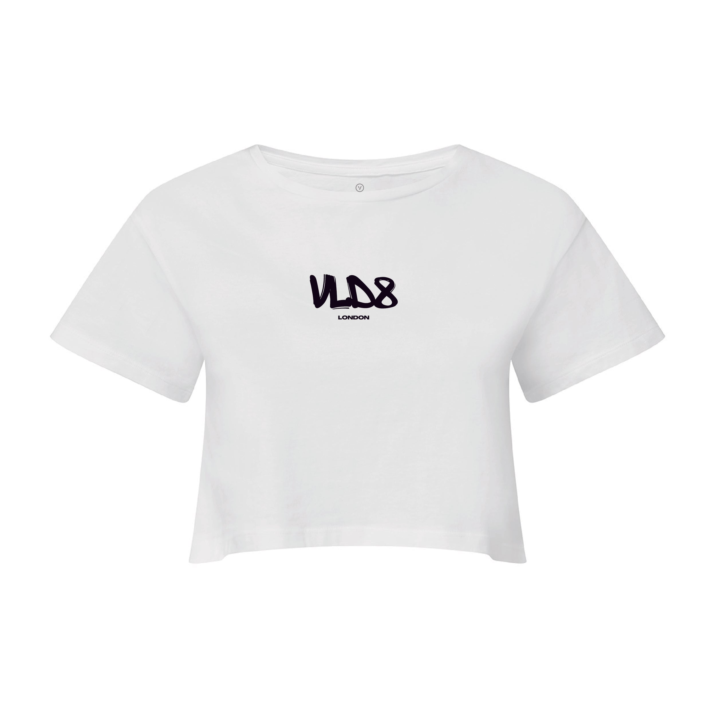 Validate Jump Crop T-shirt White