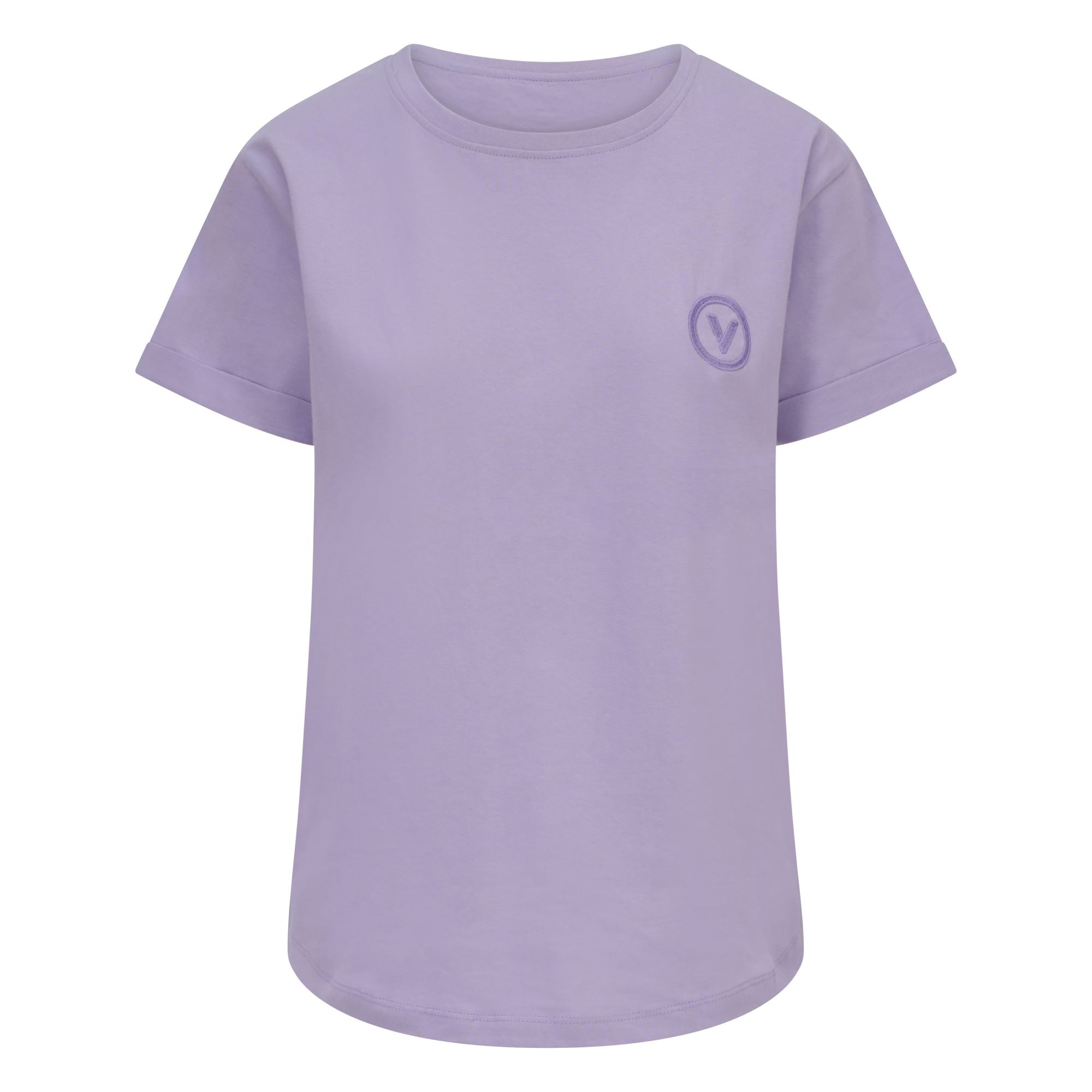 Validate Core Essentials Women's Rolled Sleeve TShirt Lilac