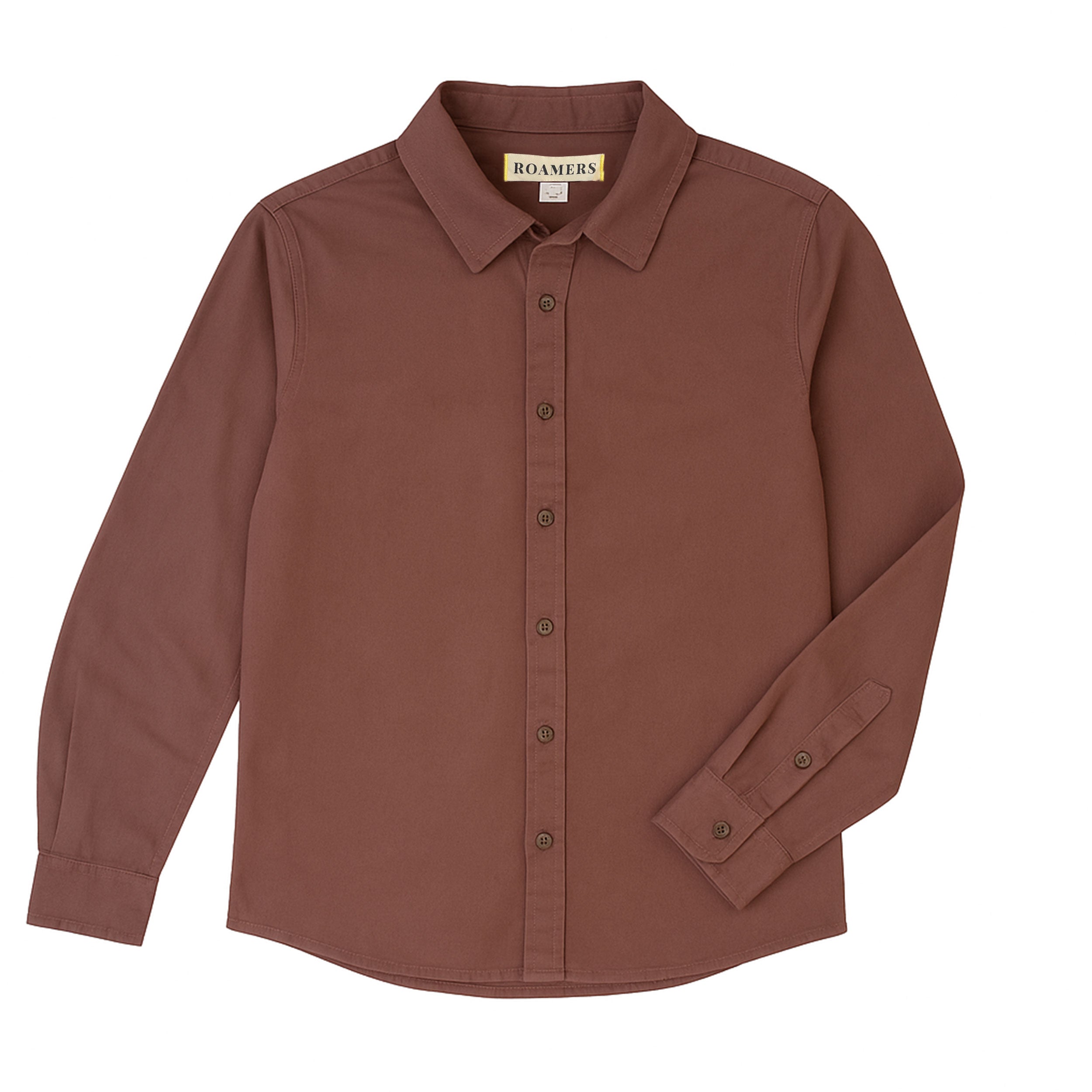 Roamers & Seekers Mens Marin Button Up Shirt - Faded Mauve