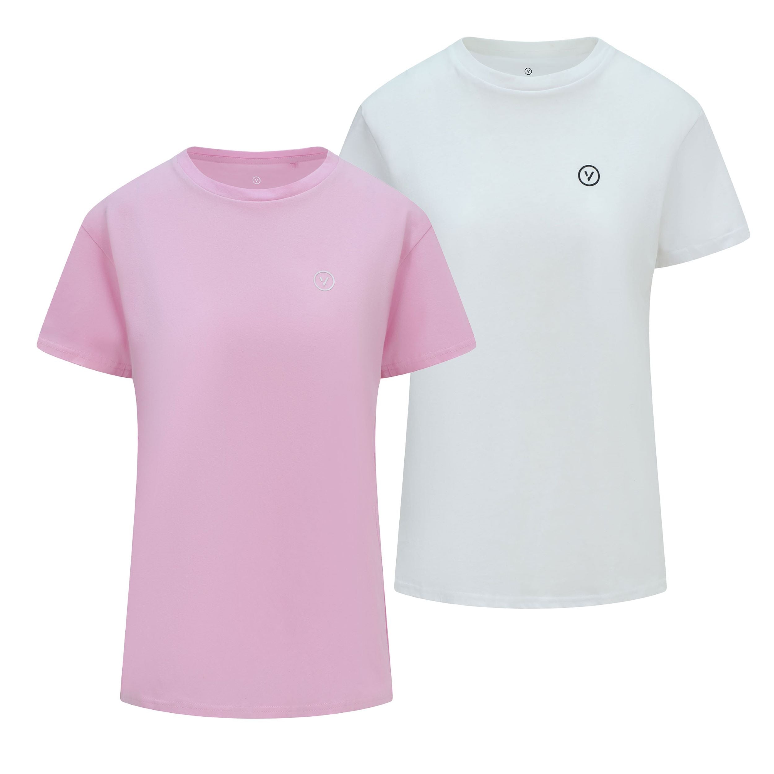 Validate Womens Essential Small Logo T-Shirt 2 Pack