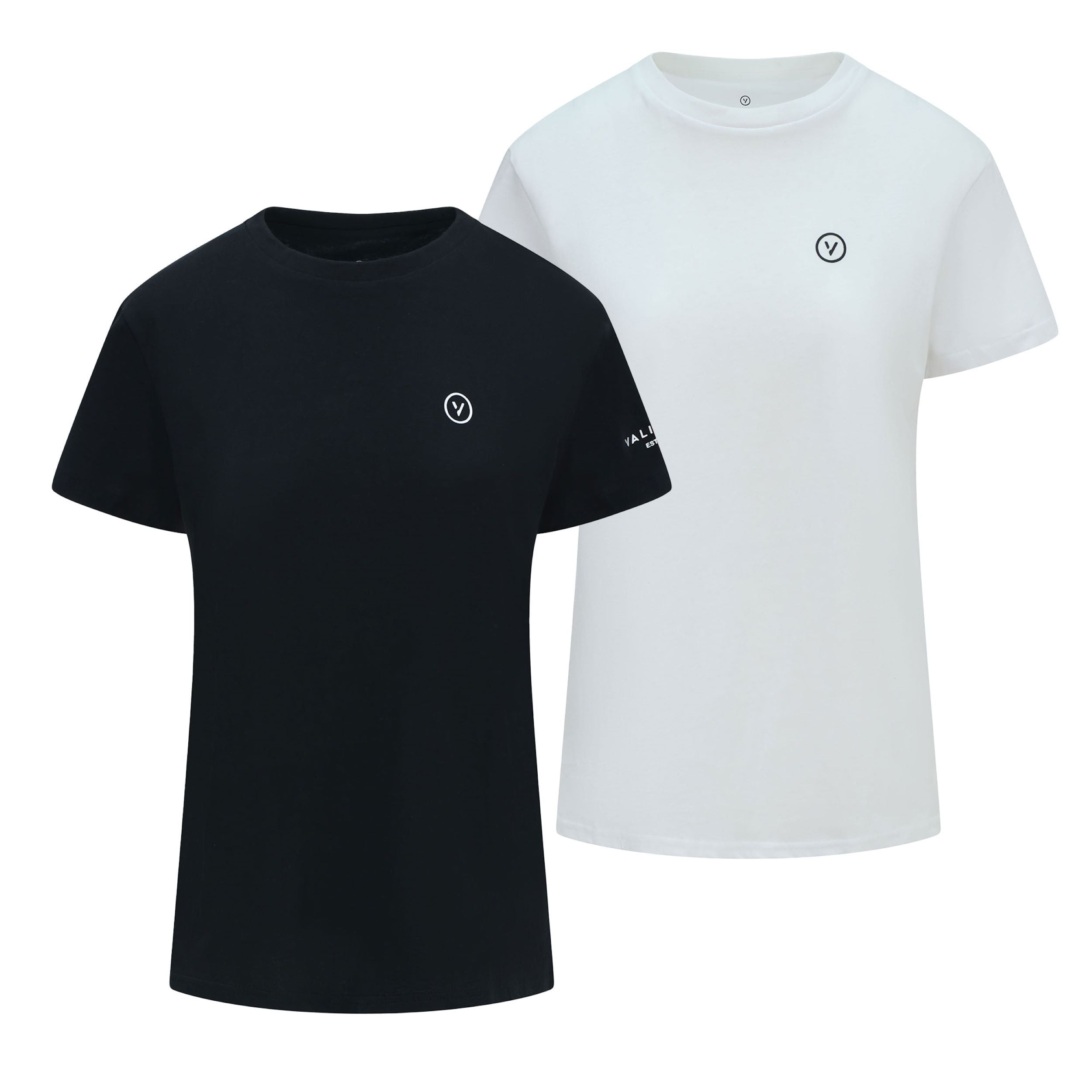 Validate Womens Essential Small Logo T-Shirt 2 Pack
