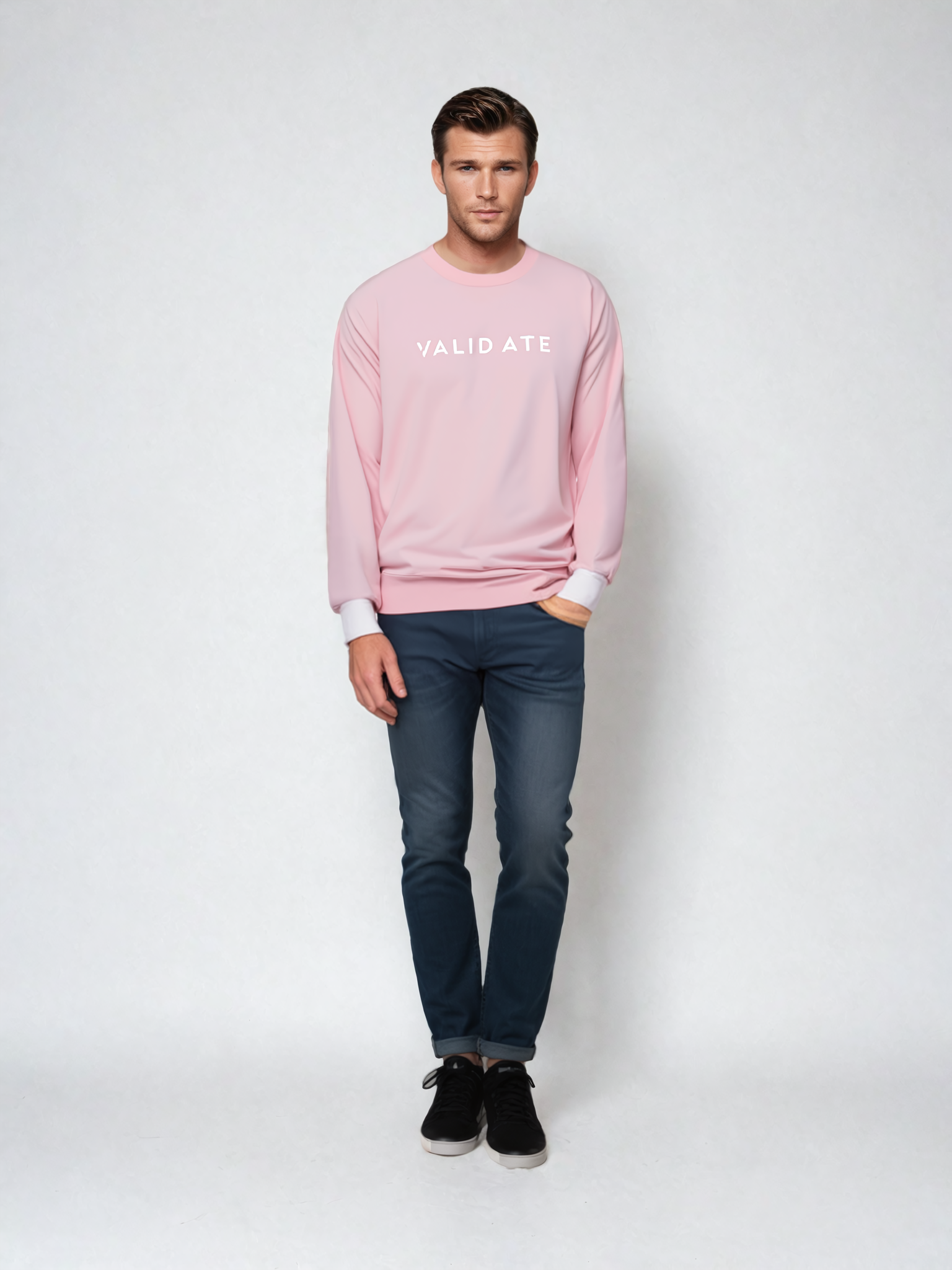 Validate Pioneer Sweatshirt Cotton Pink