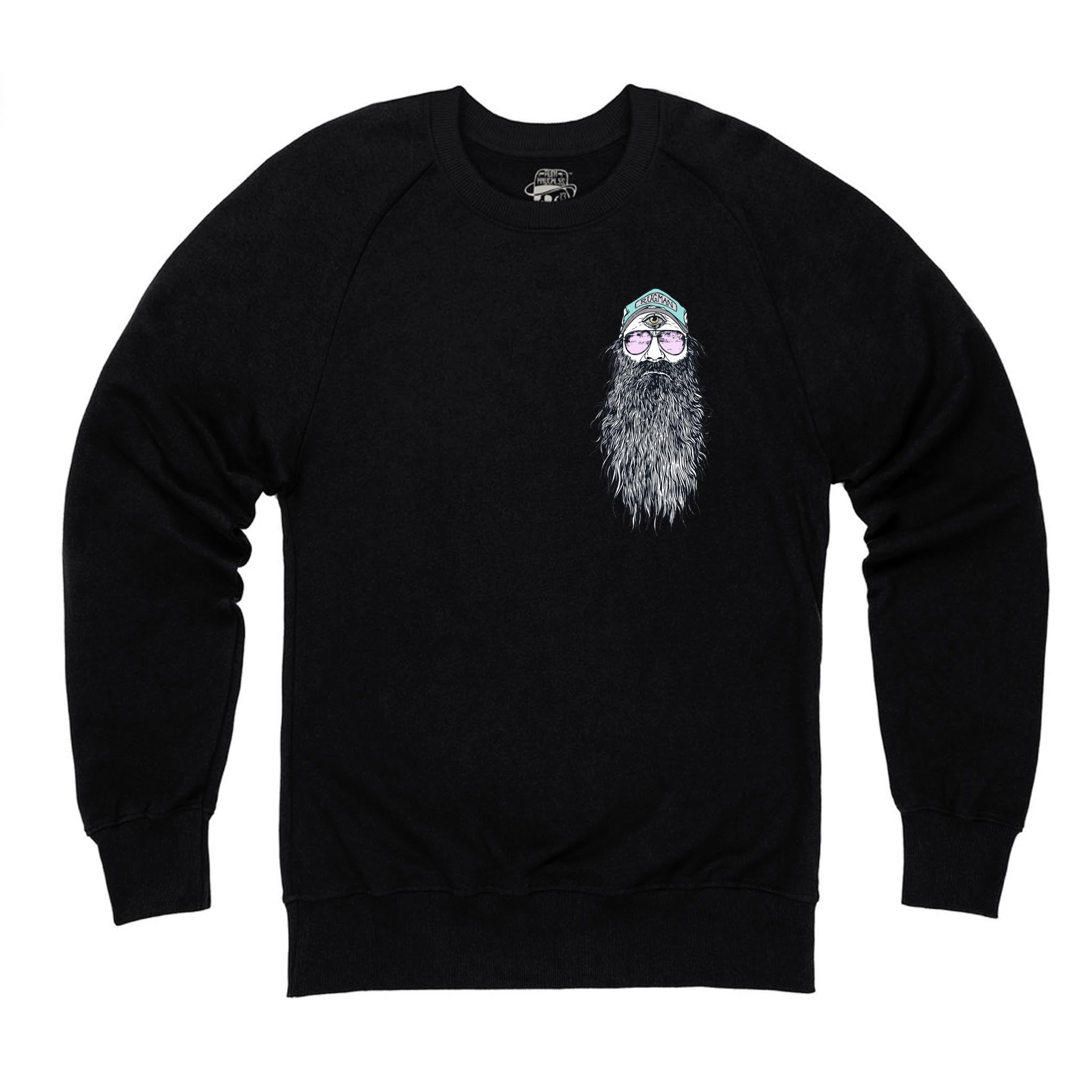Beardy Man Sweatshirt – Black