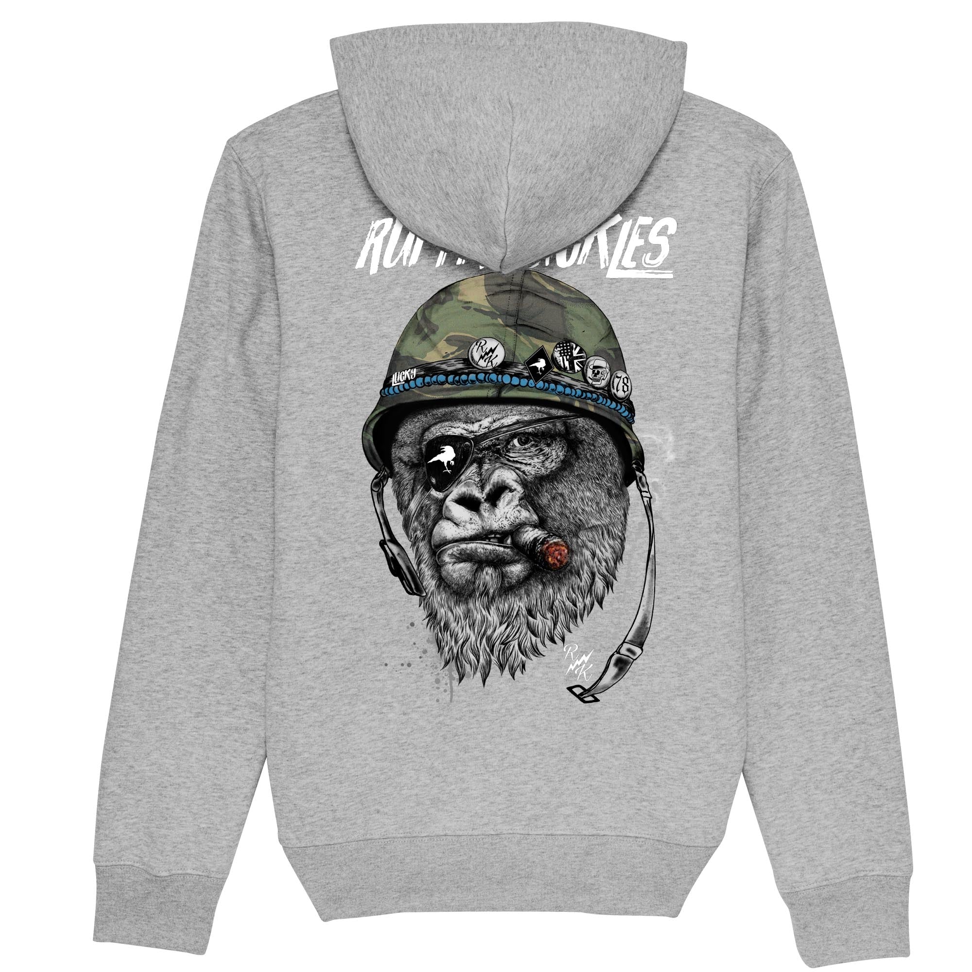 Silverback Hoodie – Grey Marl