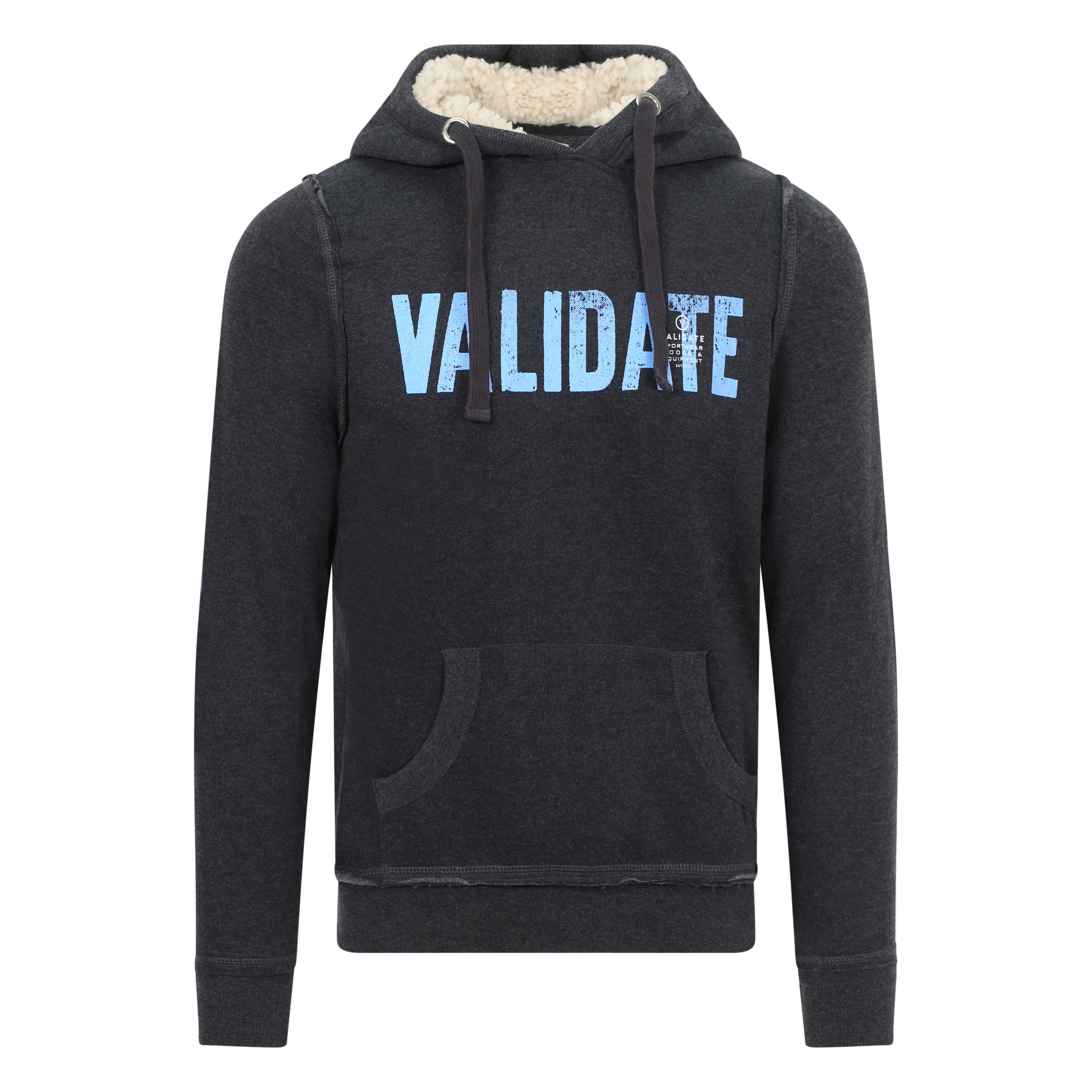 Validate Women's Text Charcoal Hoody