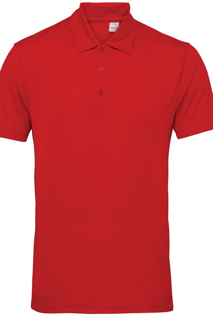 Validate Men's Technical Polo Shirt Fire Red