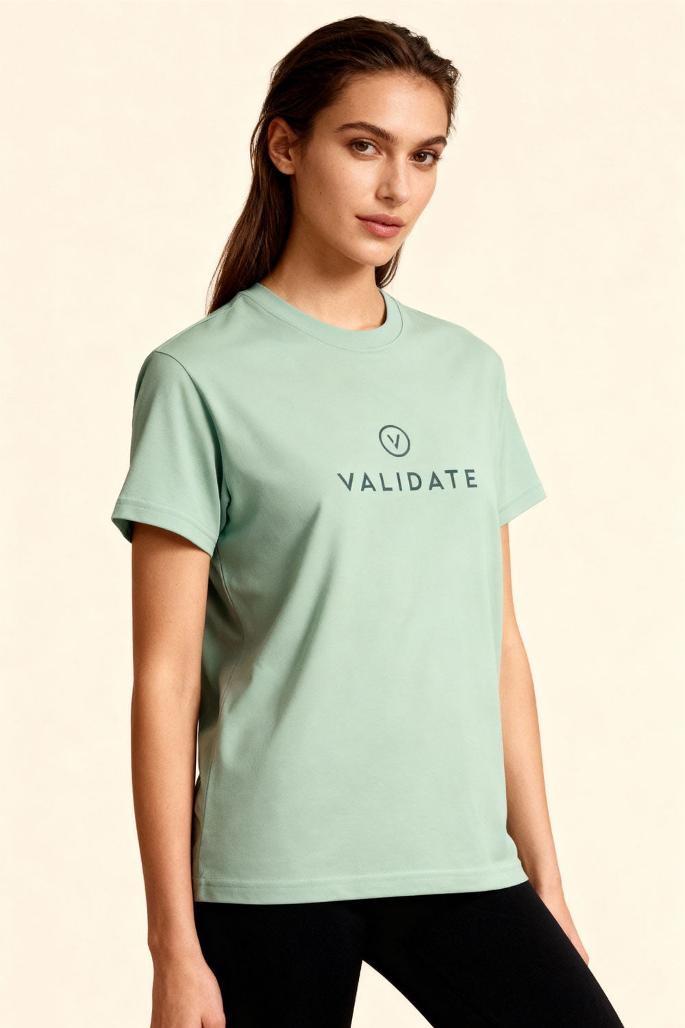 VALIDATE OG PREMIUM WOMENS WOMENS T-SHIRT ALOE