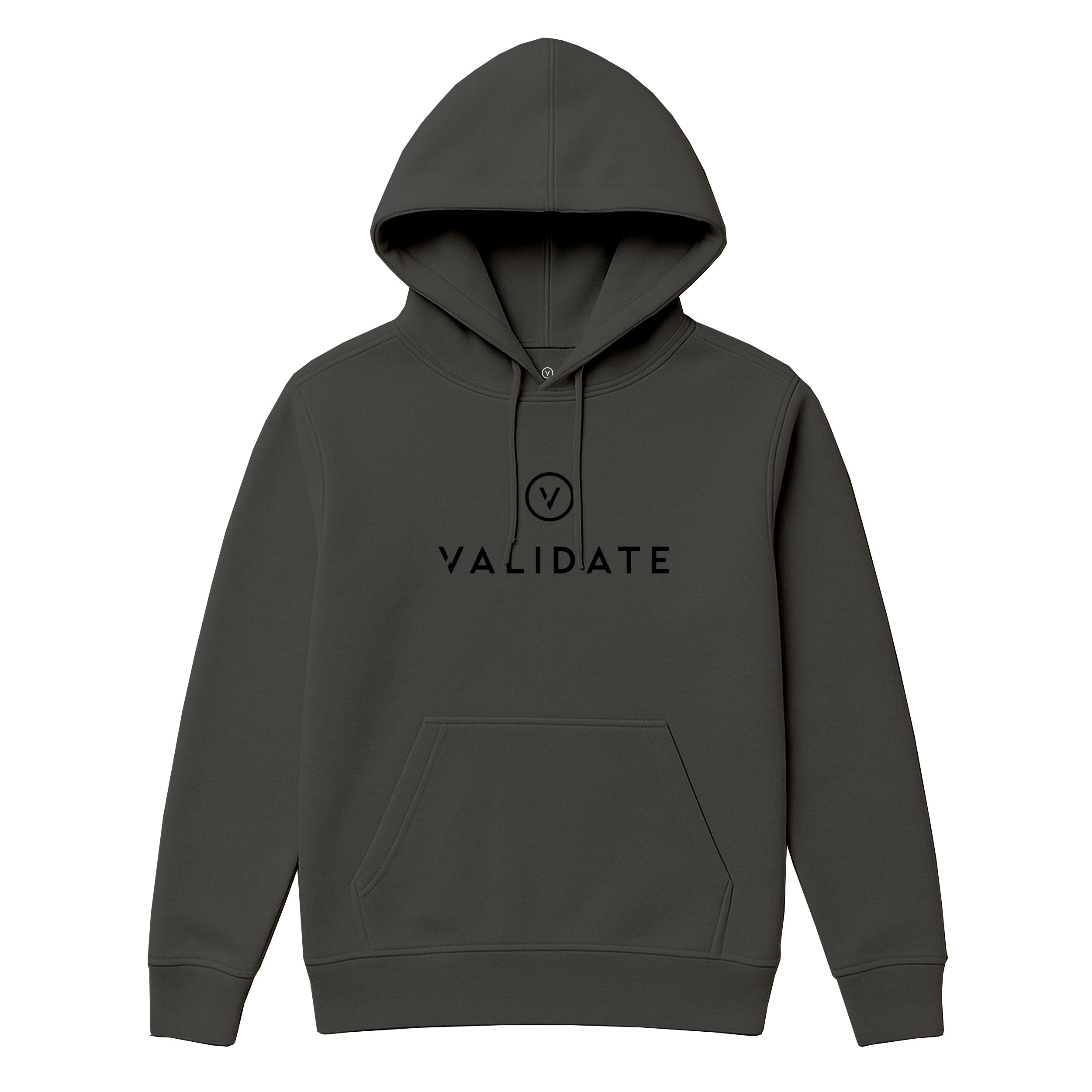 VALIDATE OG PREMIUM UNISEX HOODIE CHARCOAL