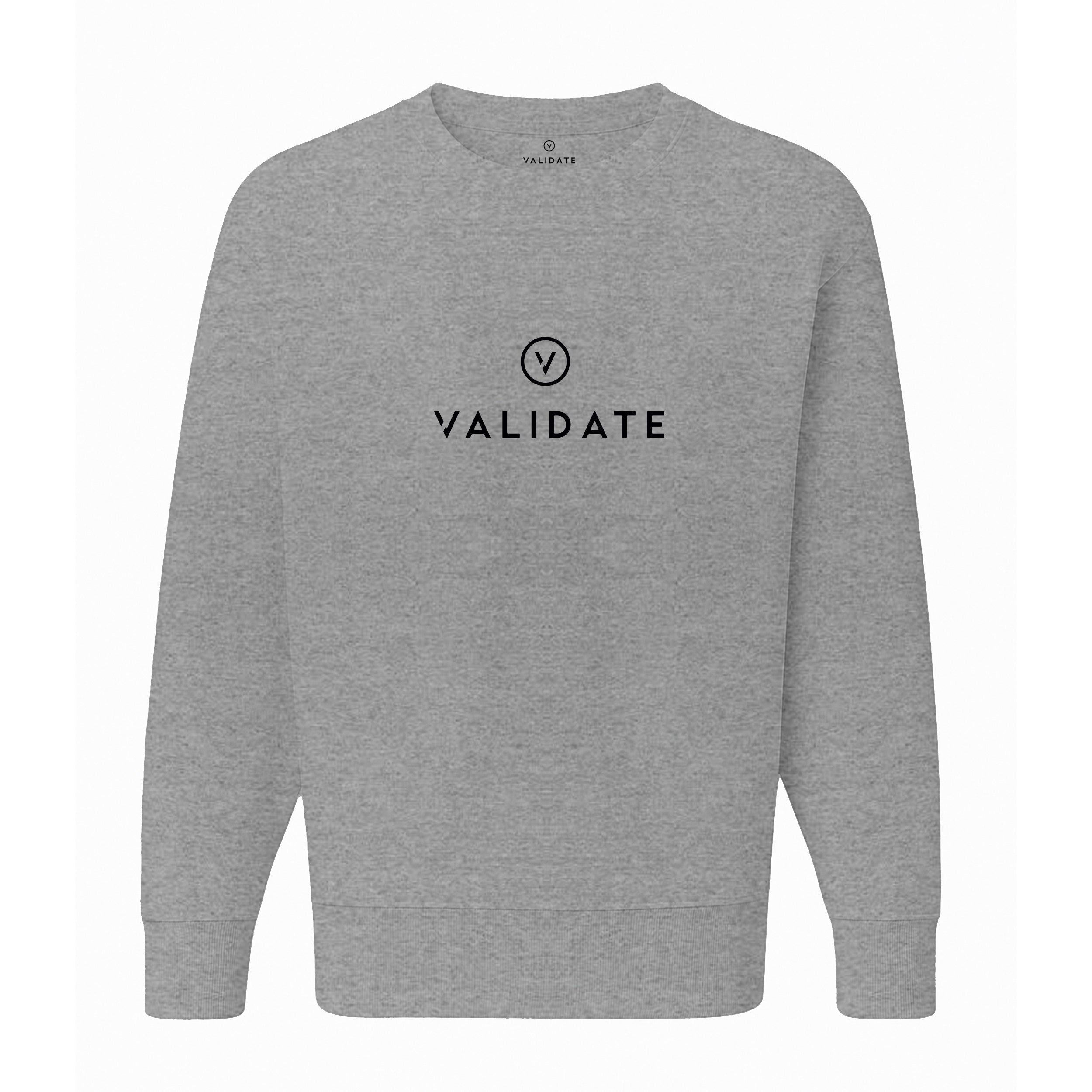 VALIDATE OG PREMIUM SWEATSHIRT GREY MARL