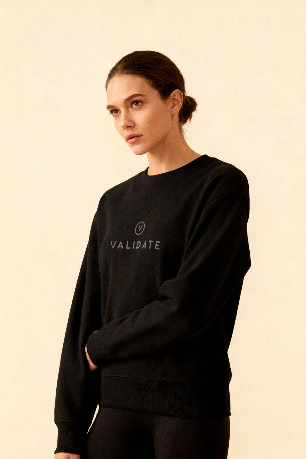 VALIDATE OG PREMIUM WOMENS SWEATSHIRT BLACK