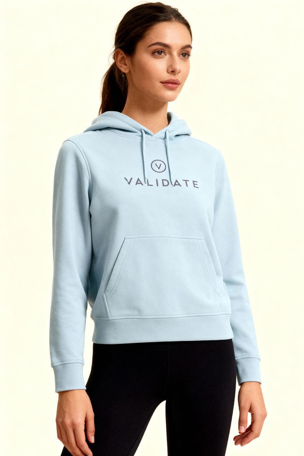 VALIDATE OG PREMIUM WOMENS HOODIE SKY BLUE
