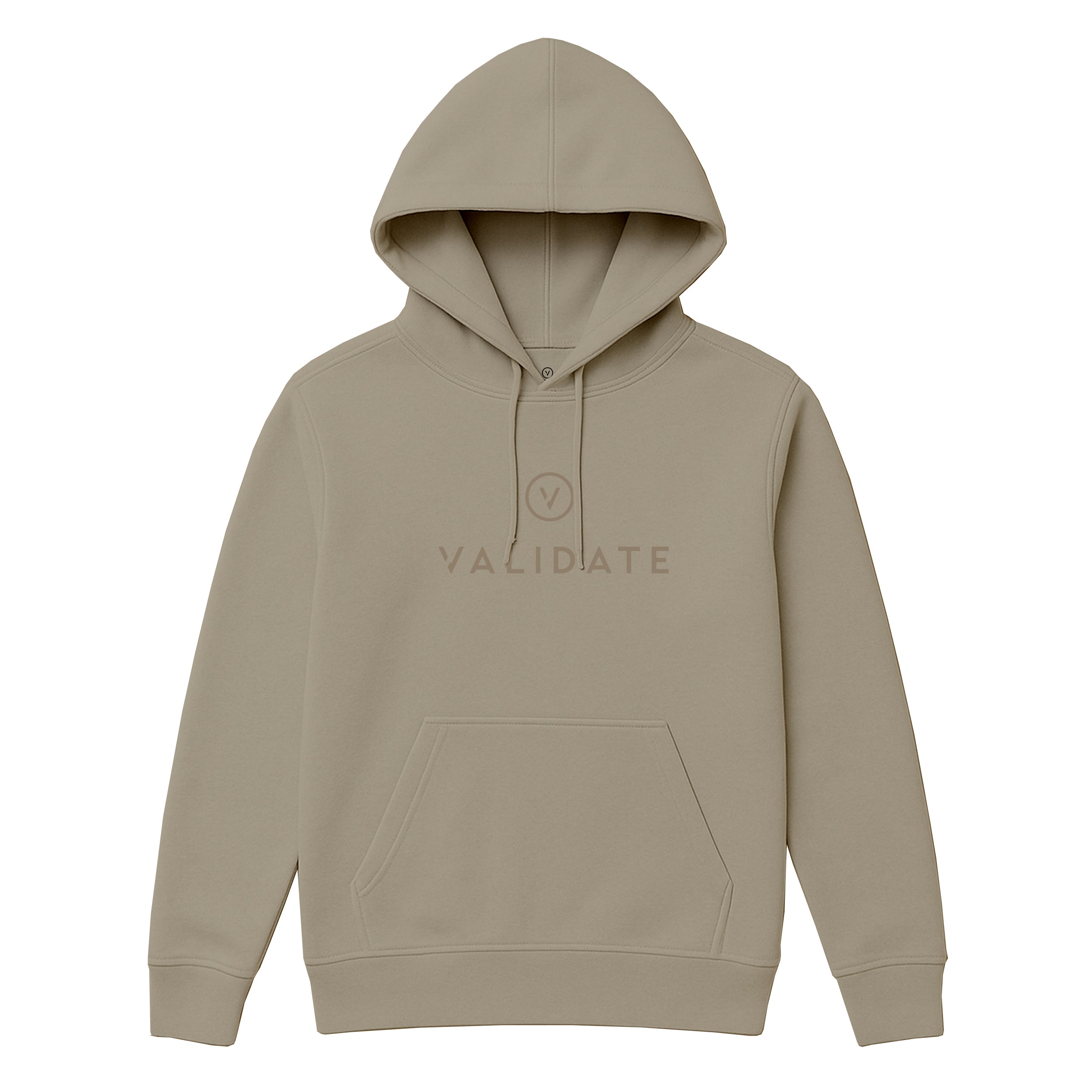 VALIDATE OG PREMIUM UNISEX HOODIE STONE