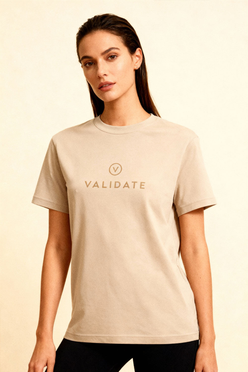VALIDATE OG PREMIUM WOMENS WOMENS T-SHIRT STONE