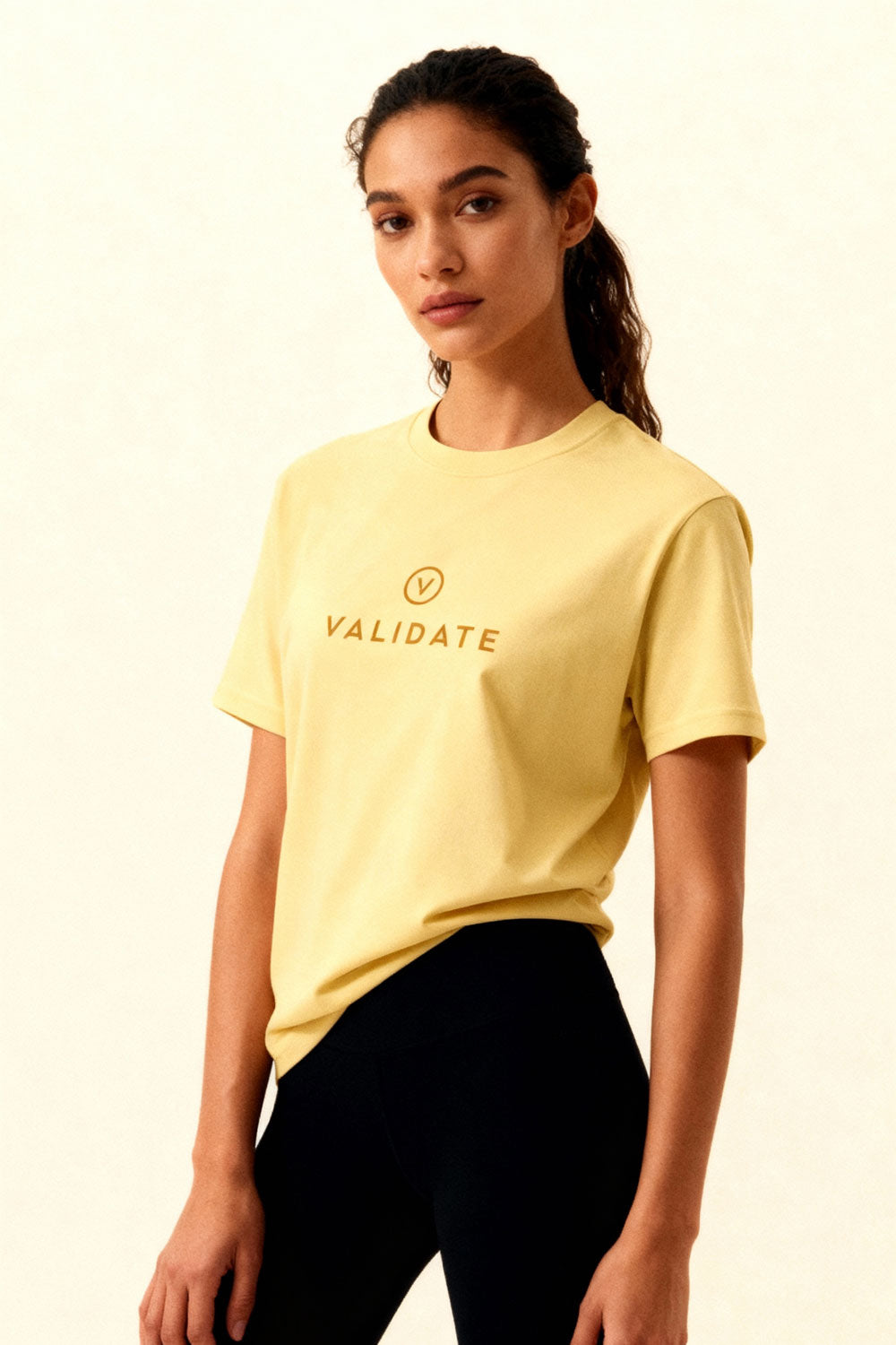 VALIDATE OG PREMIUM WOMENS WOMENS T-SHIRT VIVA YELLOW