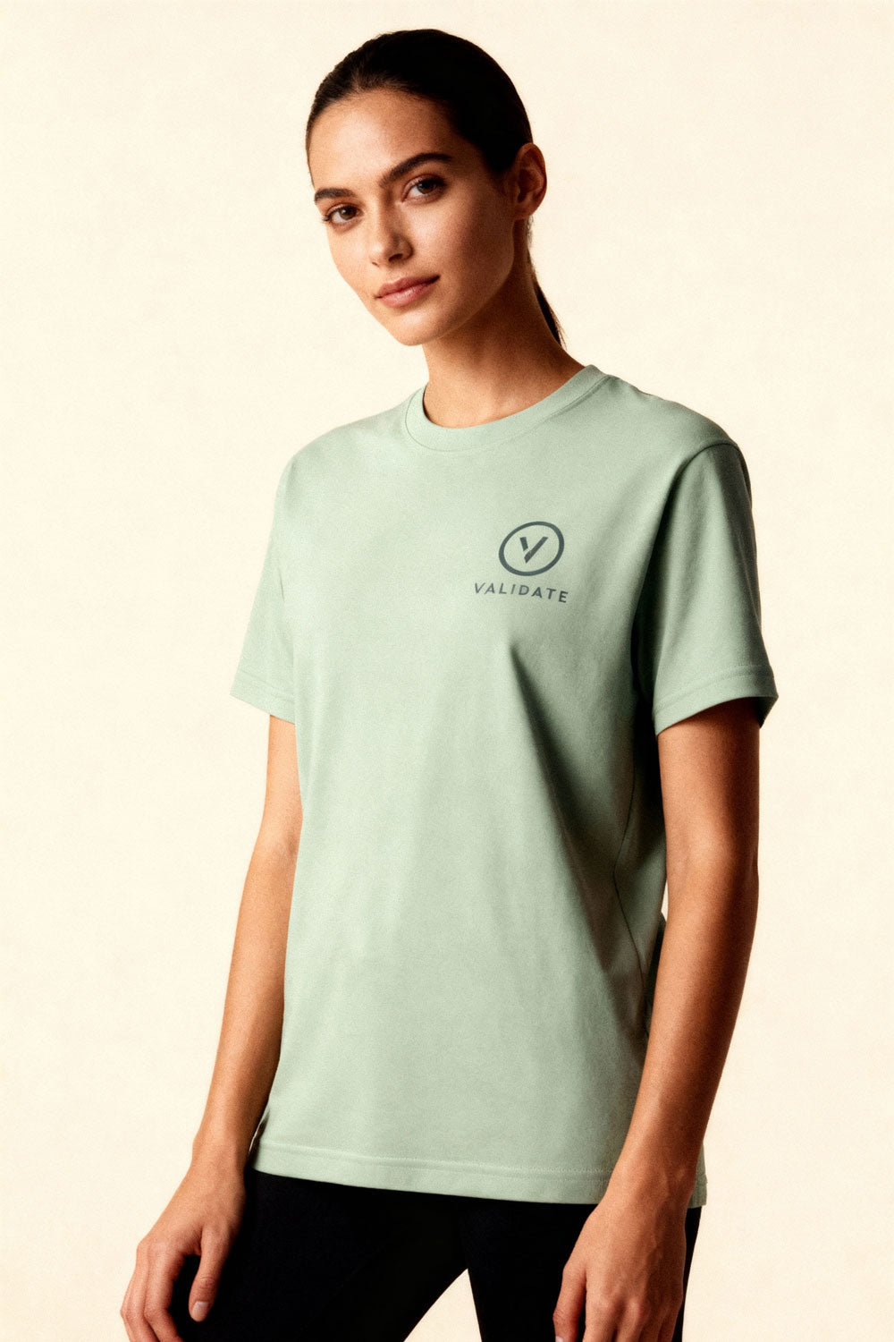 VALIDATE OG PREMIUM II WOMENS WOMENS T-SHIRT ALOE