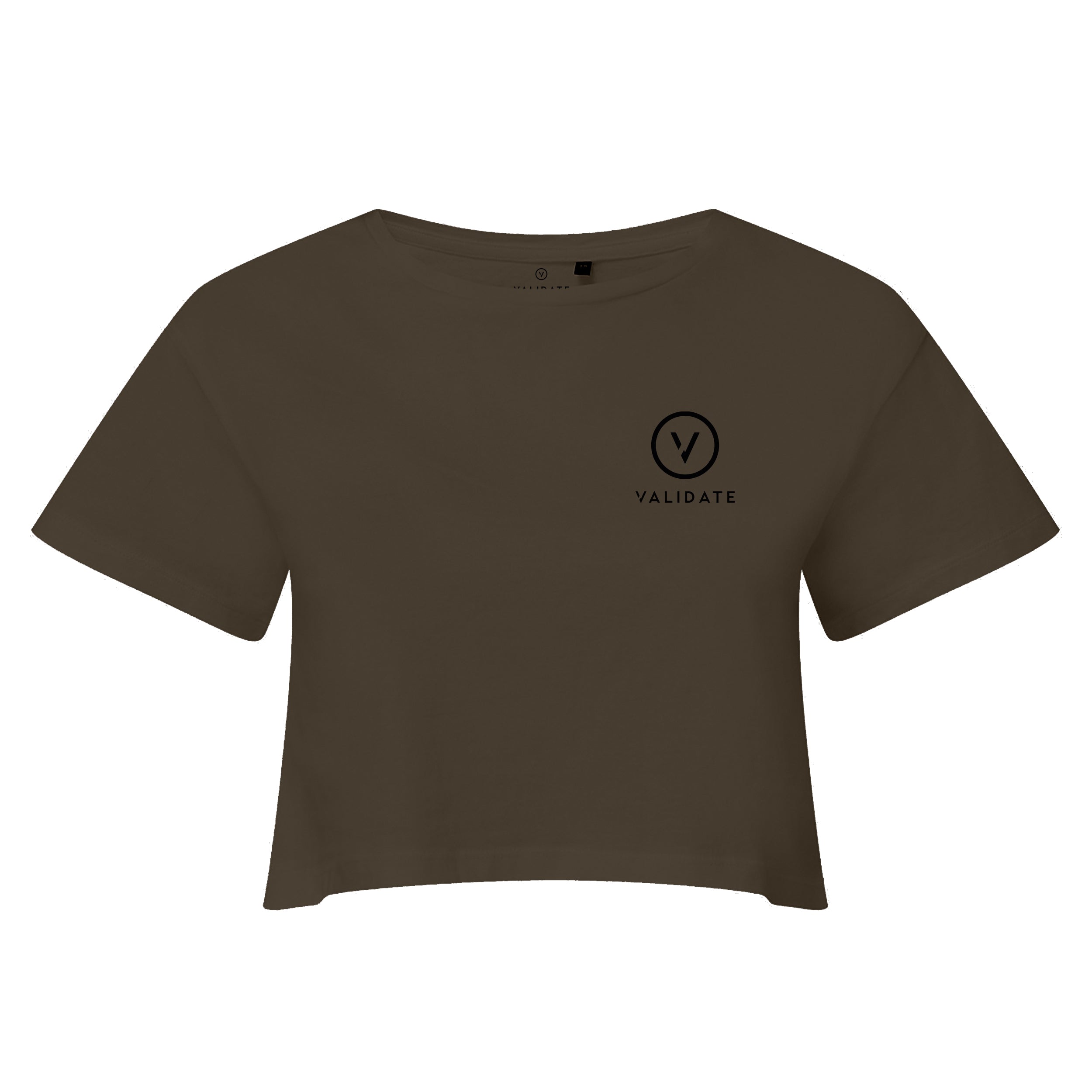 VALIDATE LIMITLESS II CROP TOP OLIVE
