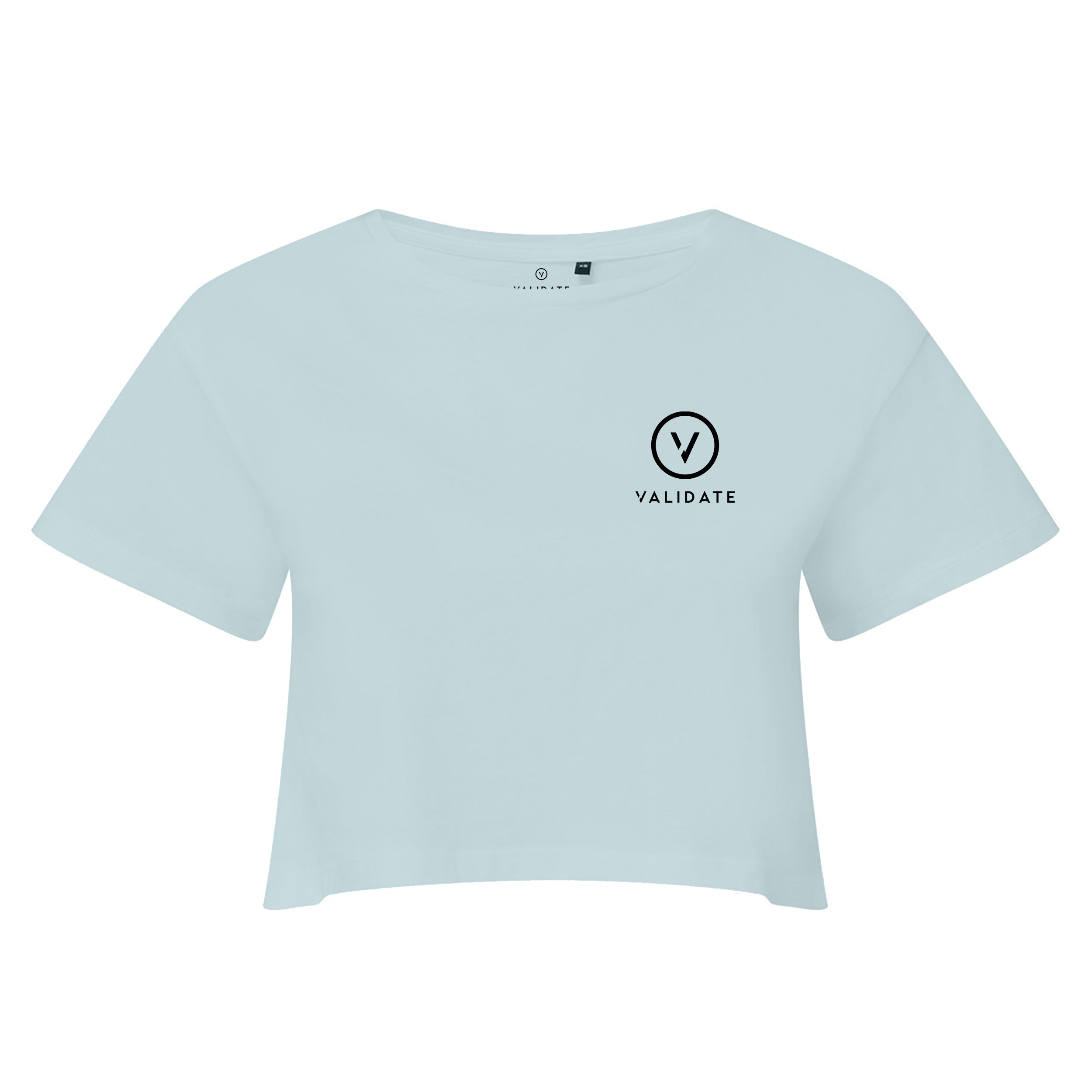 VALIDATE LIMITLESS II CROP TOP SKY BLUE