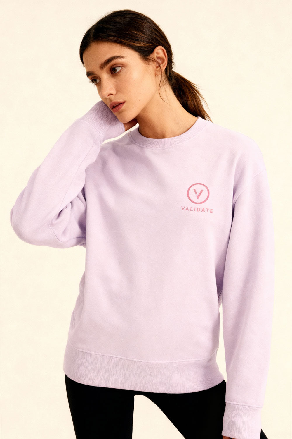 VALIDATE OG PREMIUM II WOMENS SWEATSHIRT LILAC