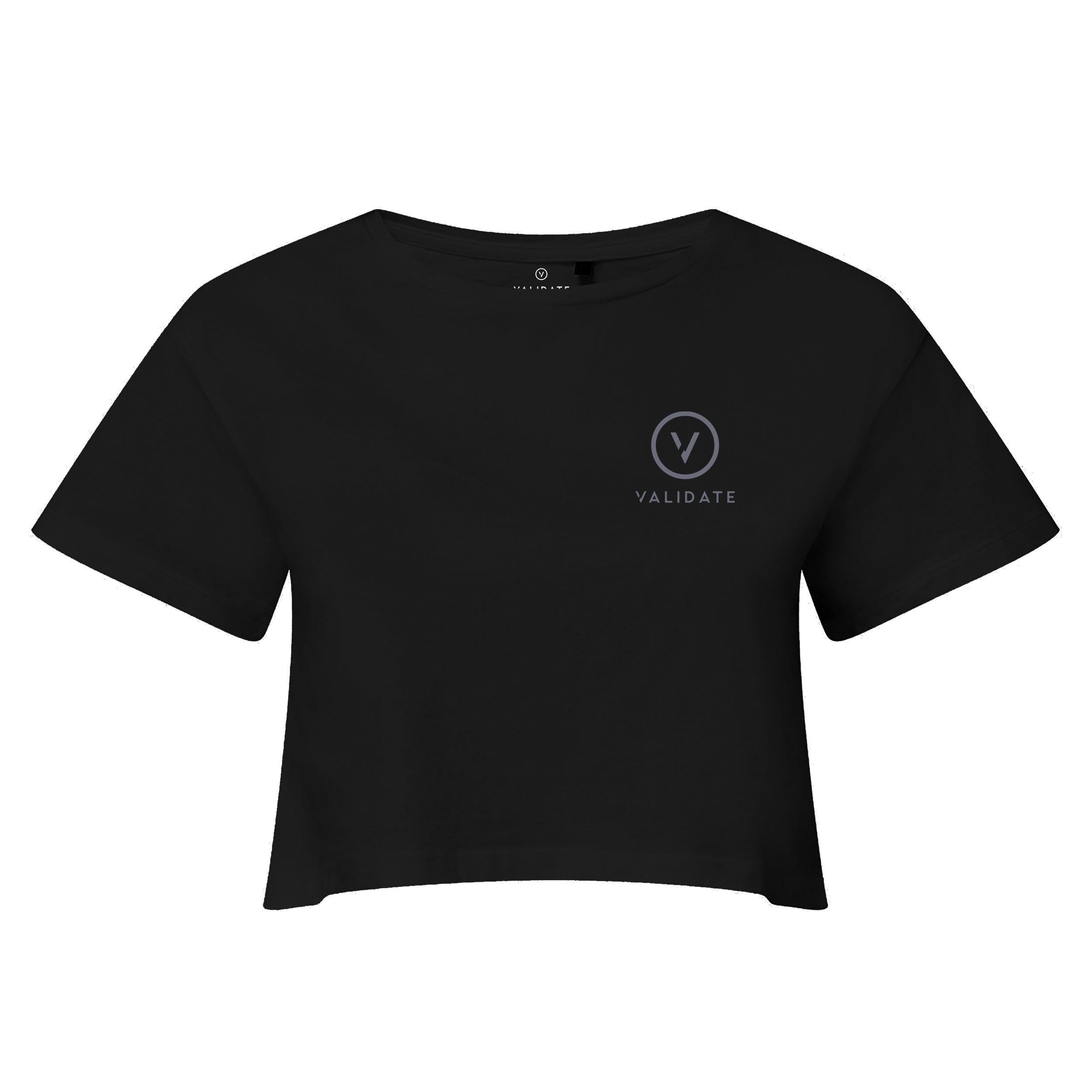 VALIDATE LIMITLESS II CROP TOP BLACK