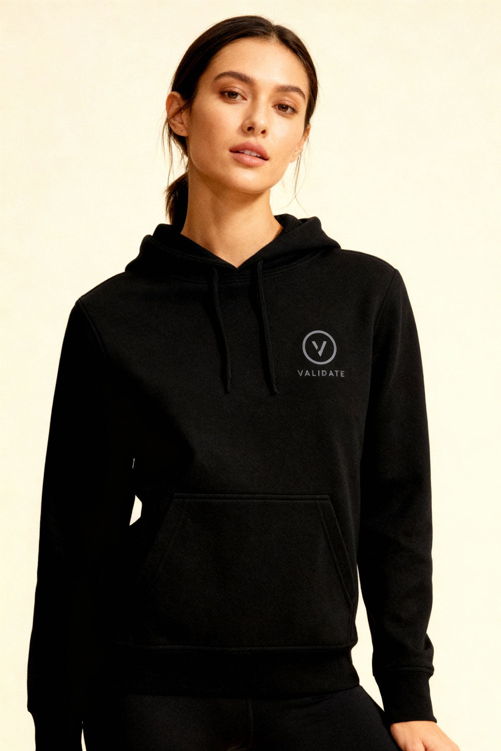 VALIDATE OG PREMIUM II WOMENS HOODIE BLACK