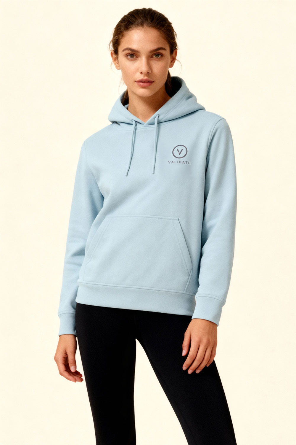 VALIDATE OG PREMIUM II WOMENS HOODIE SKY BLUE
