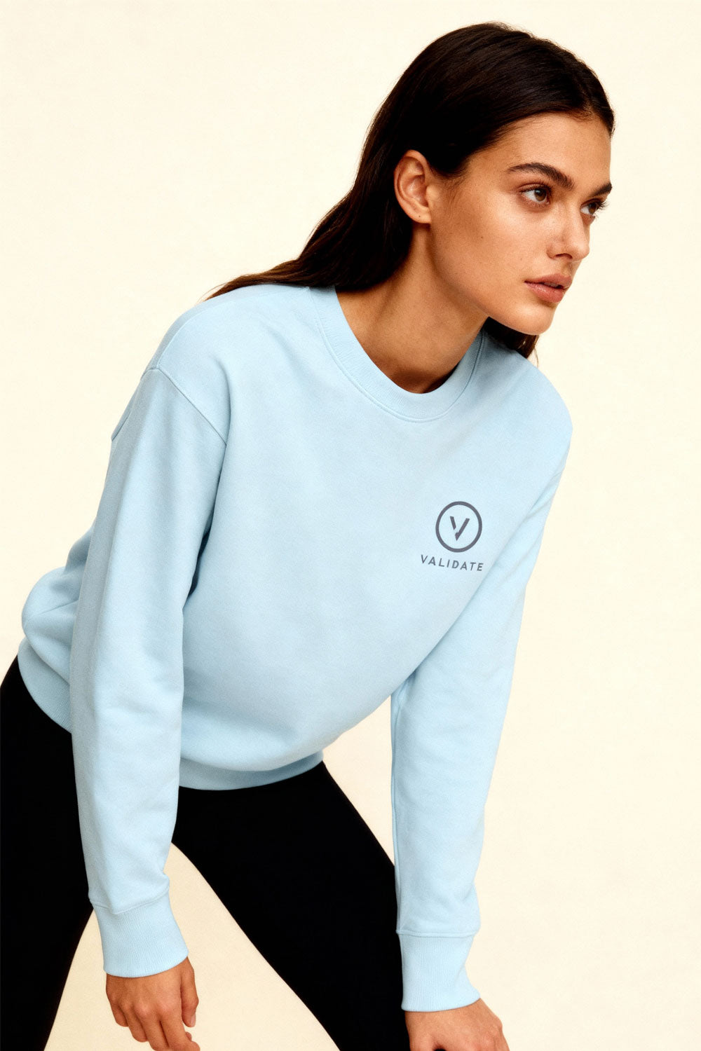 VALIDATE OG PREMIUM II WOMENS SWEATSHIRT SKY BLUE