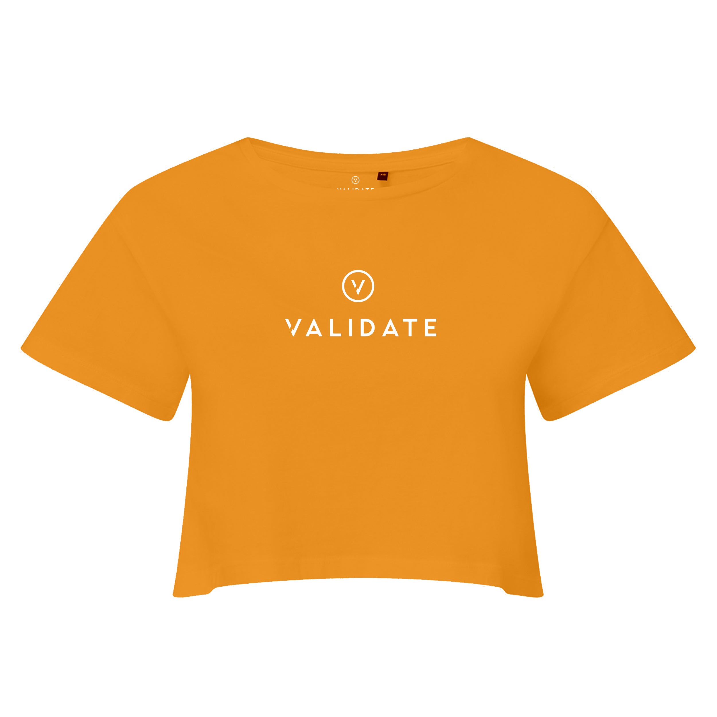 VALIDATE LIMITLESS CROP TOP ORANGE