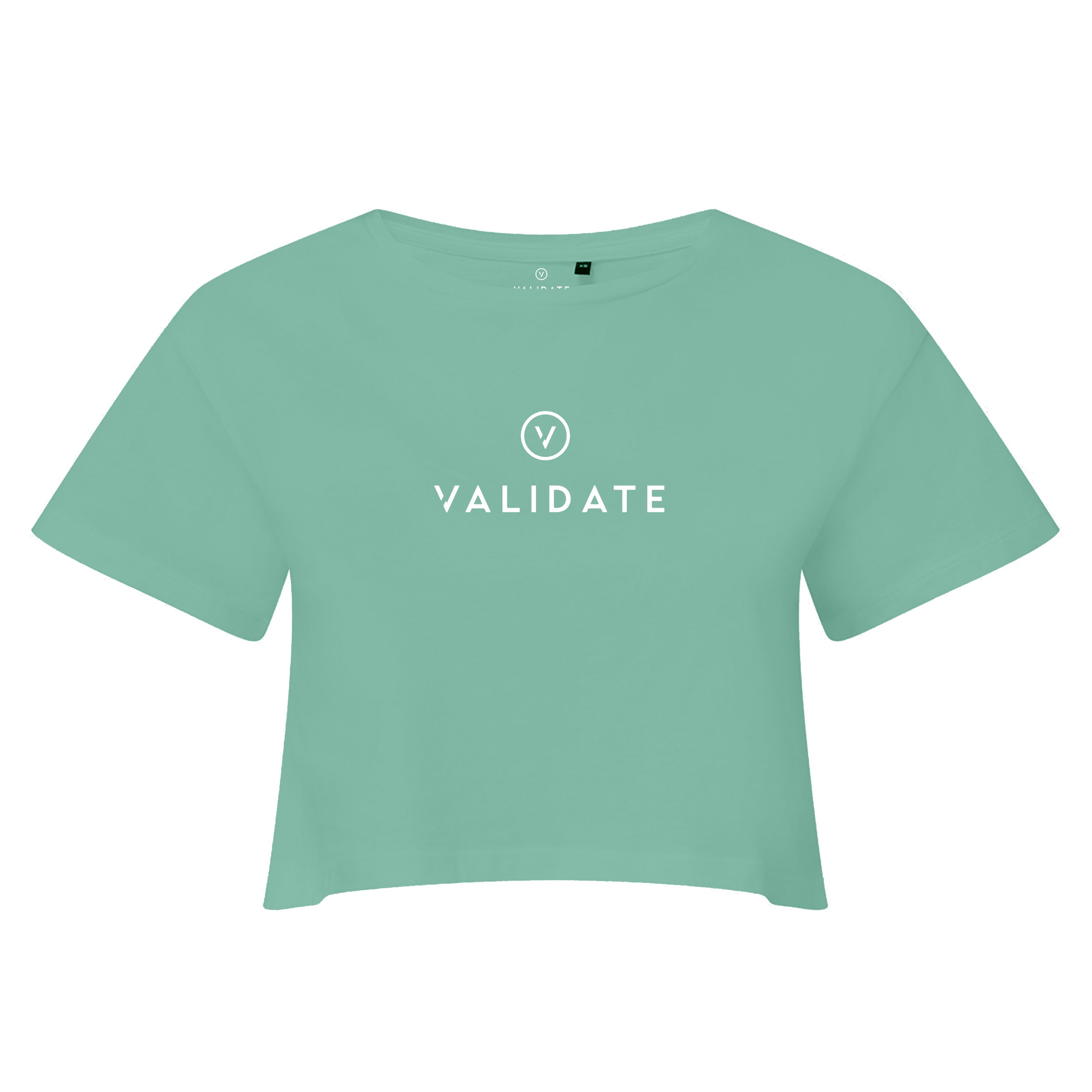 VALIDATE LIMITLESS CROP TOP PEPPERMINT