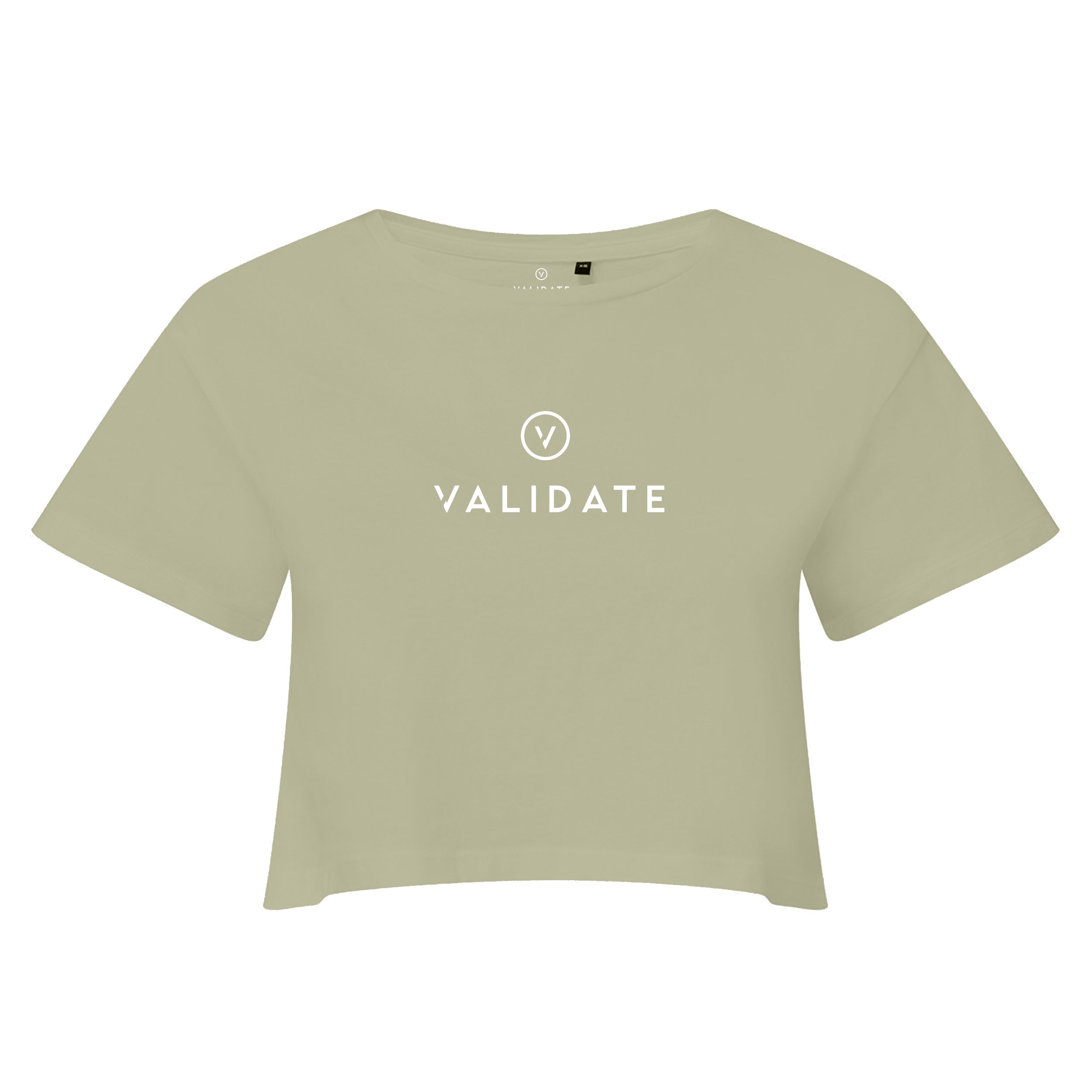VALIDATE LIMITLESS CROP TOP SAGE