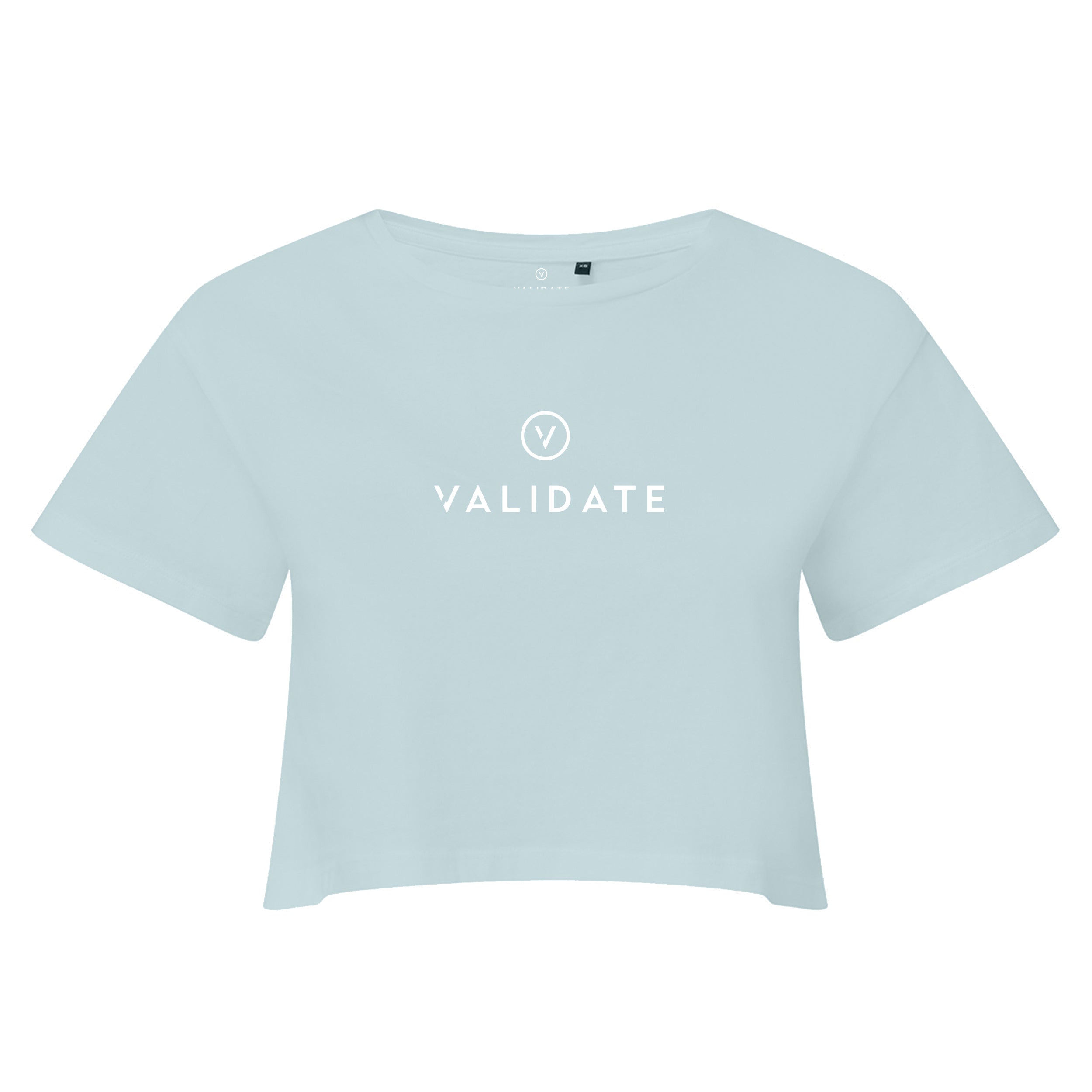 VALIDATE LIMITLESS CROP TOP SKY BLUE