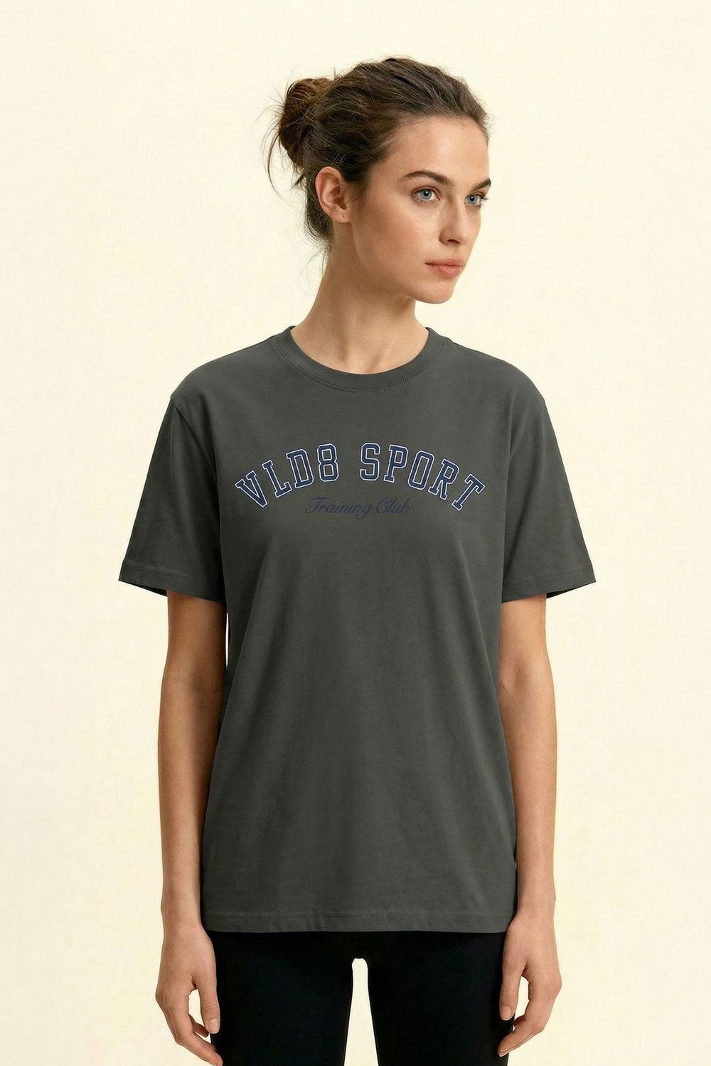 VALIDATE VLD8 SPORT WOMENS T-SHIRT CHARCOAL